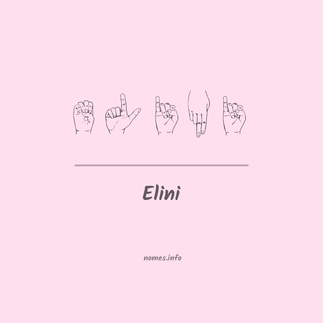 Elini em Libras