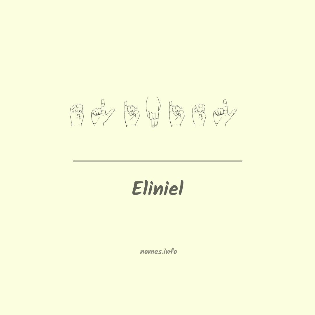 Eliniel em Libras Eliniel em Libras