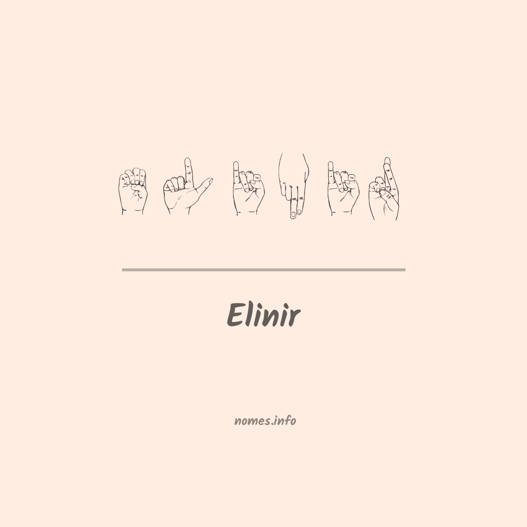 Elinir em Libras