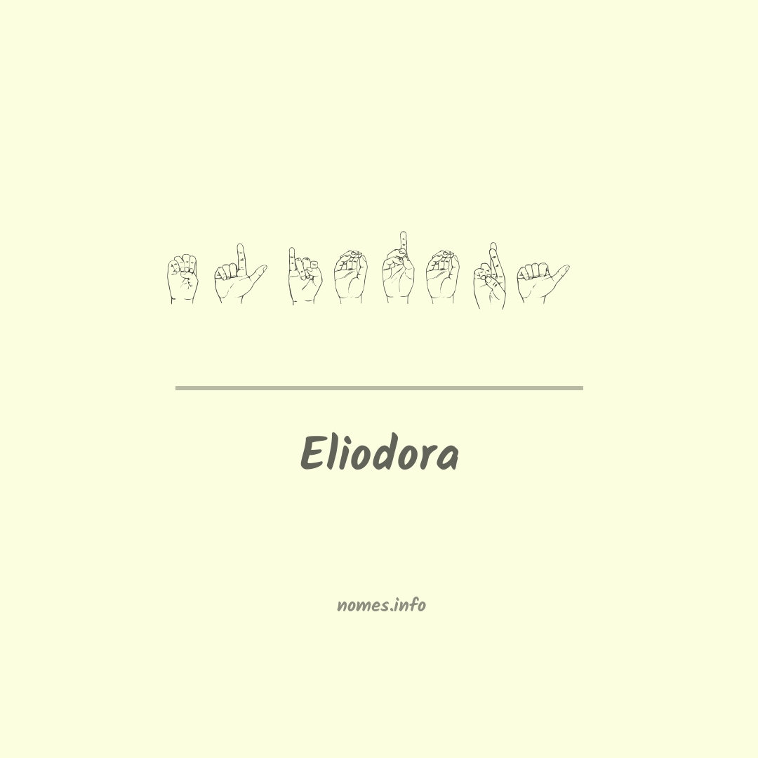 Eliodora em Libras