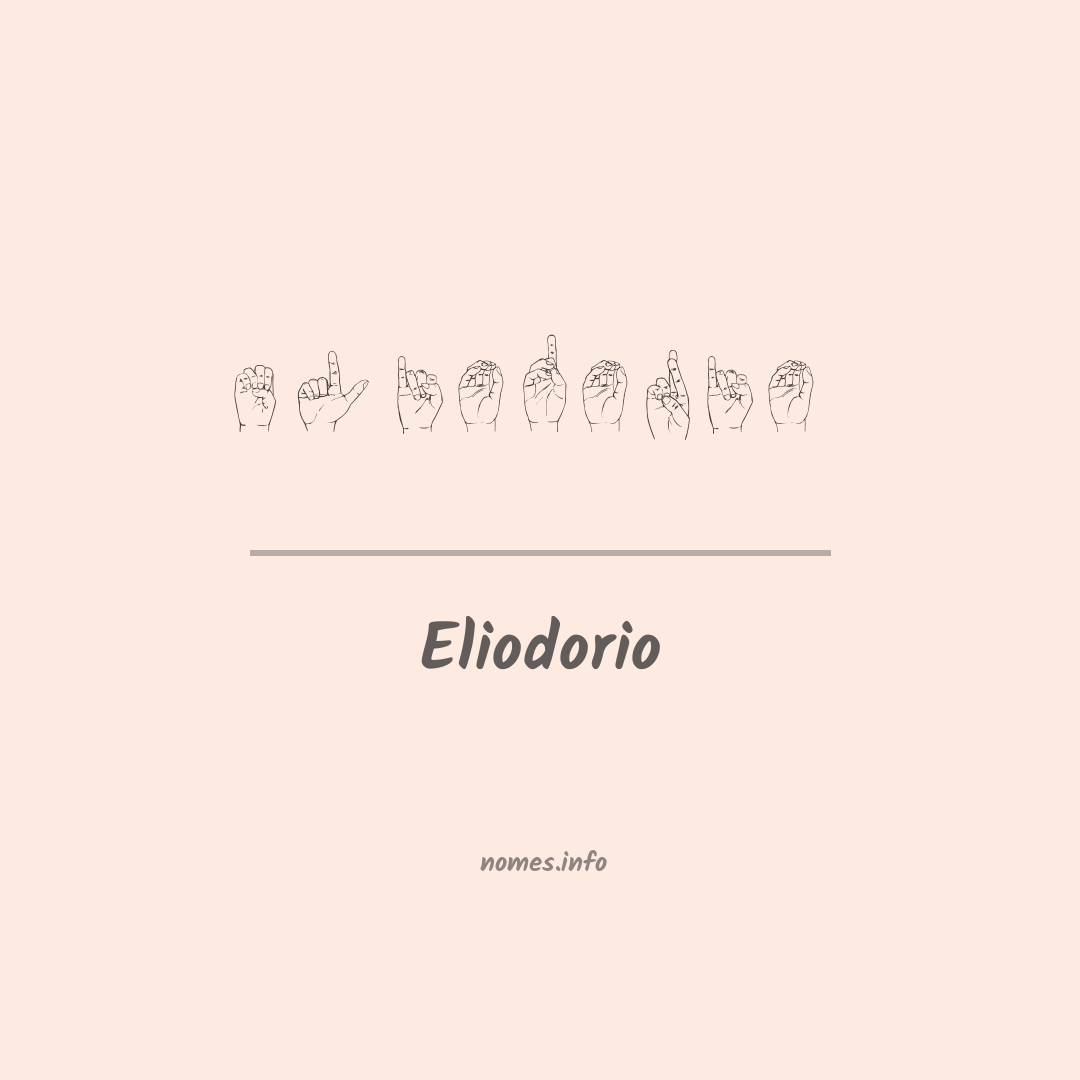 Eliodorio em Libras