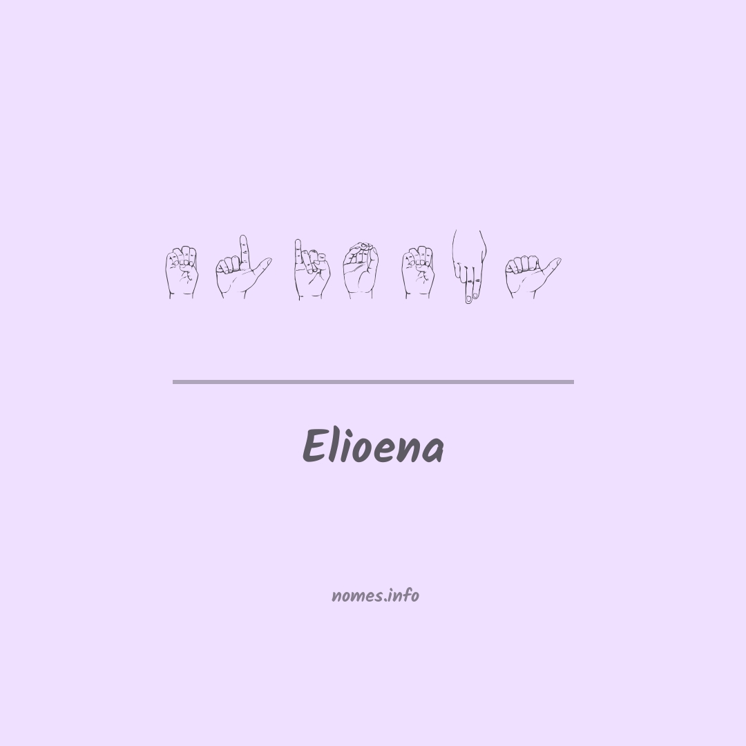 Elioena em Libras