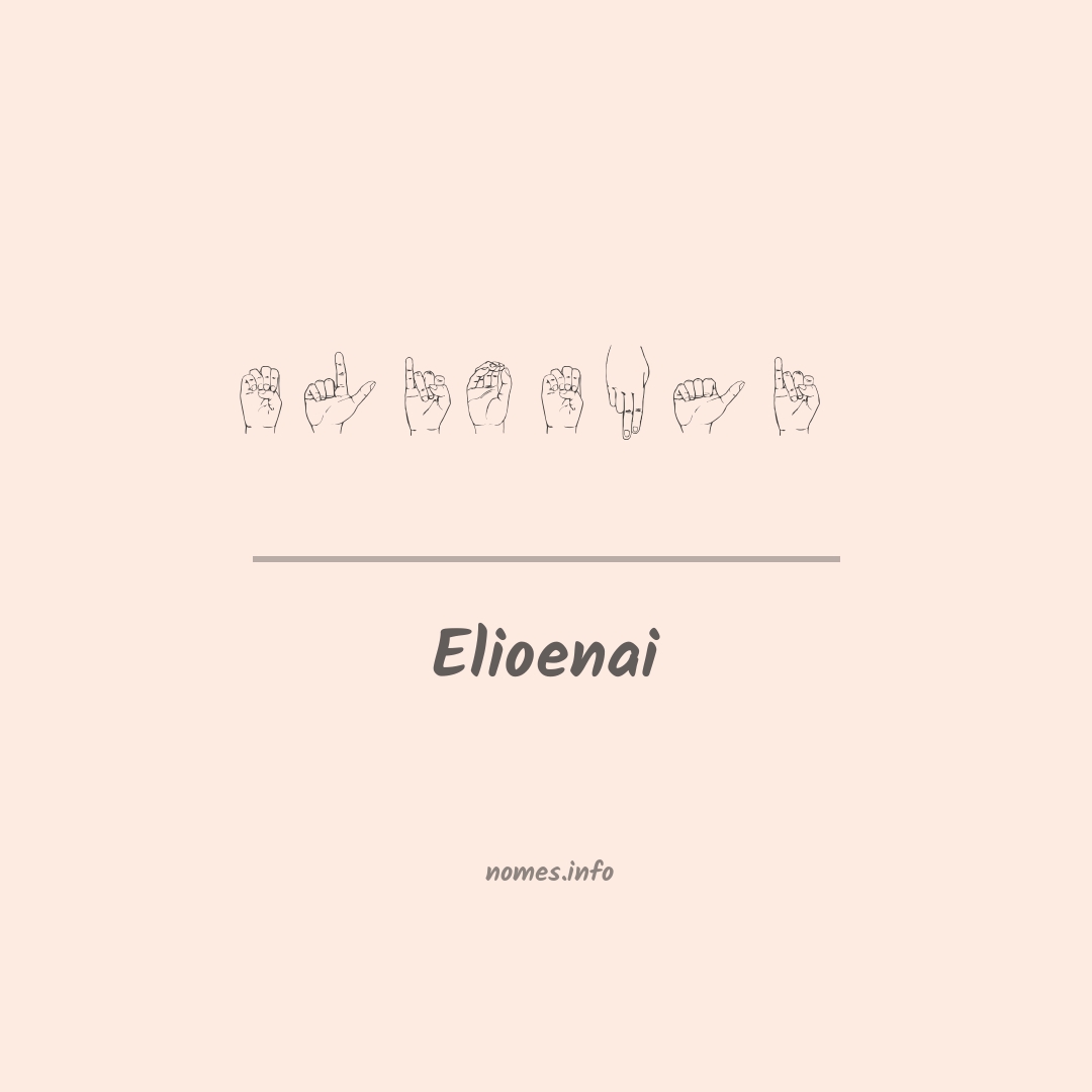 Elioenai em Libras