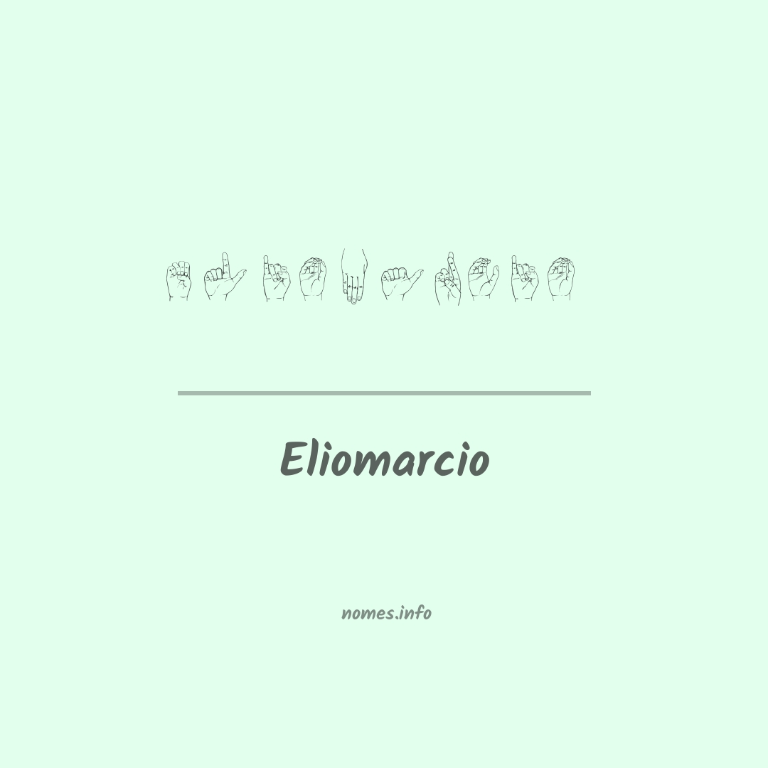 Eliomarcio em Libras