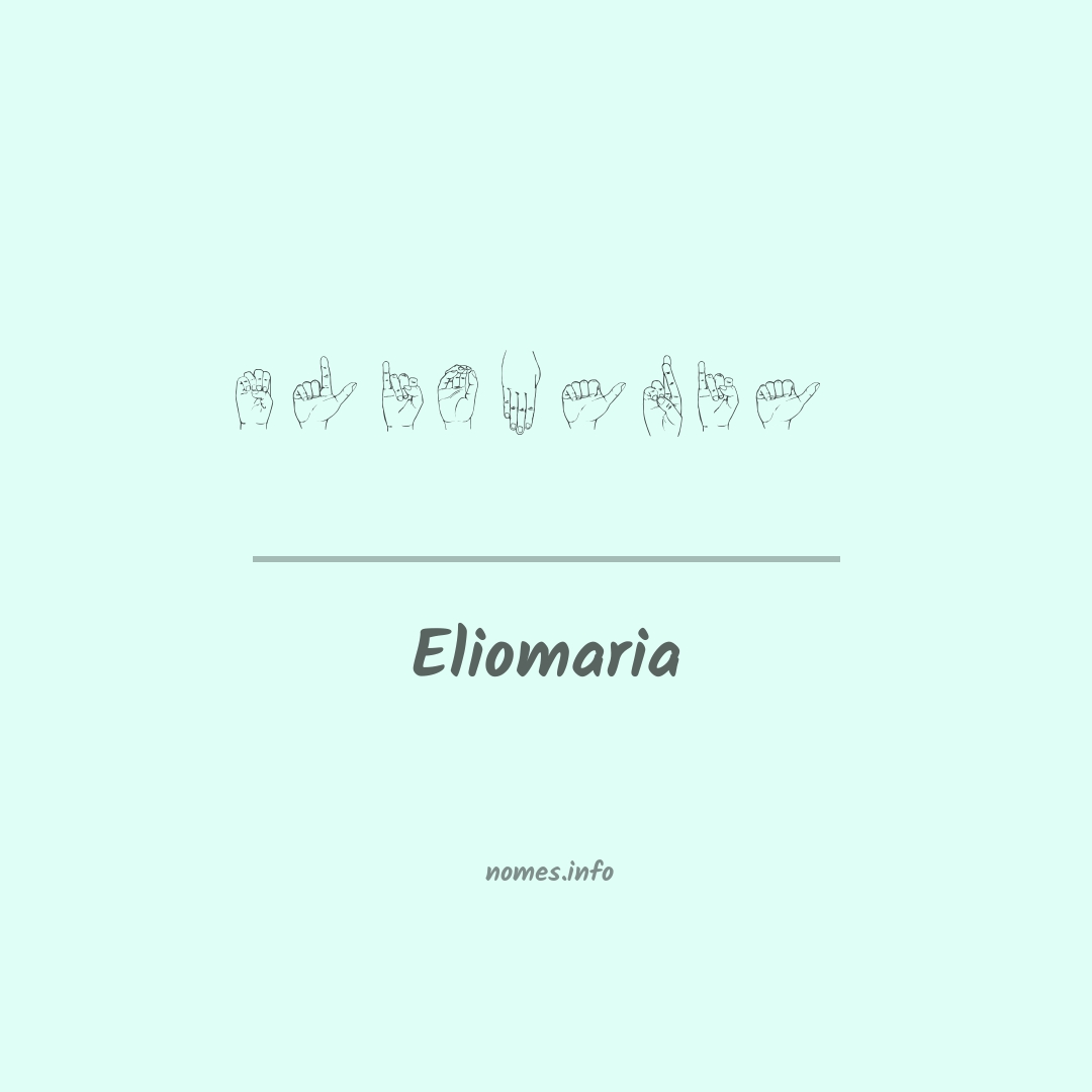 Eliomaria em Libras