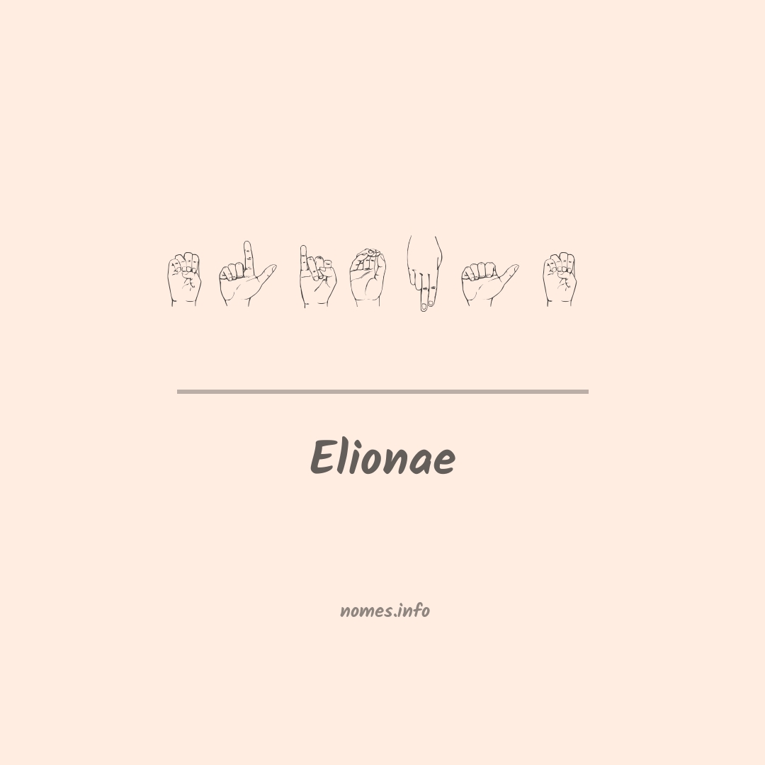 Elionae em Libras