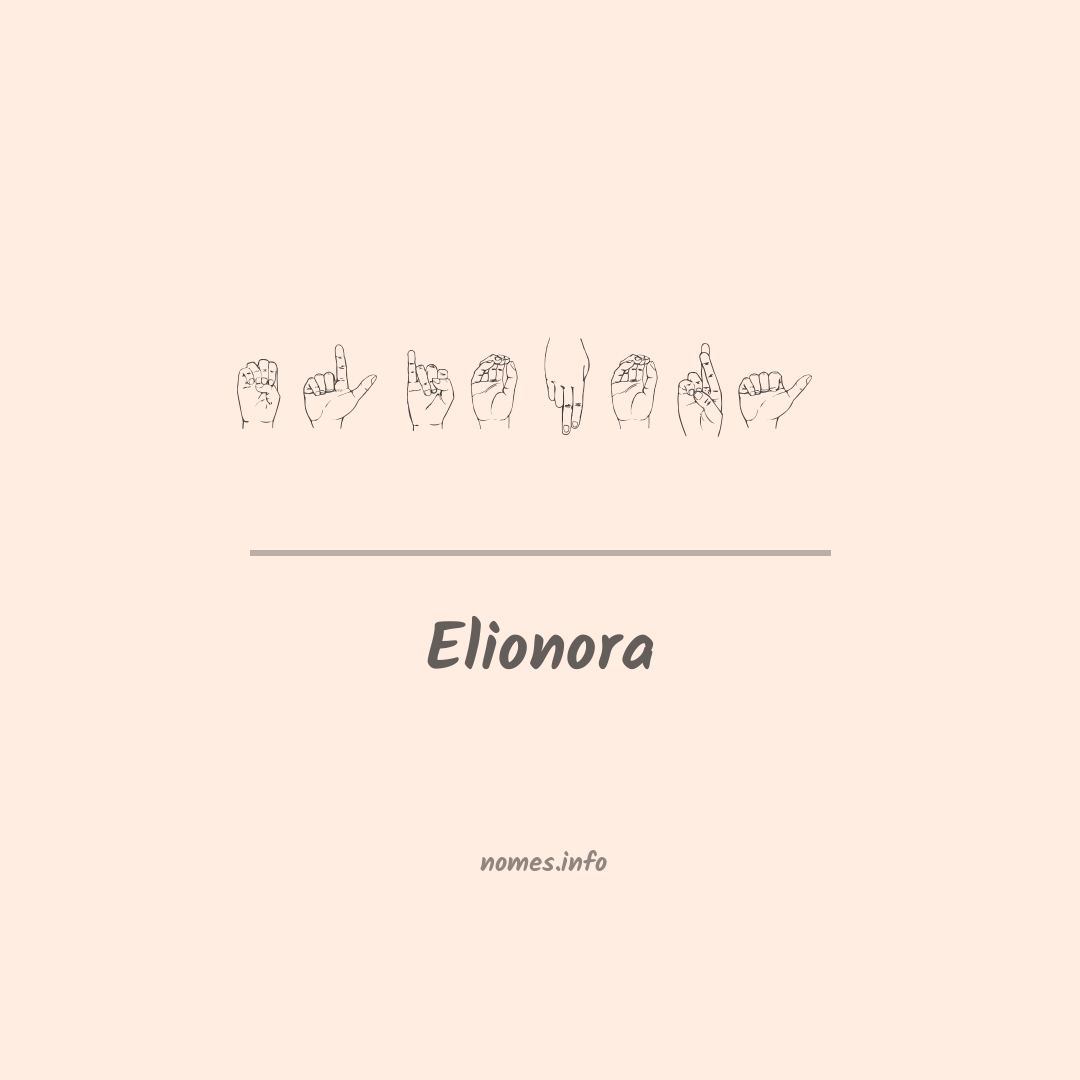 Elionora em Libras