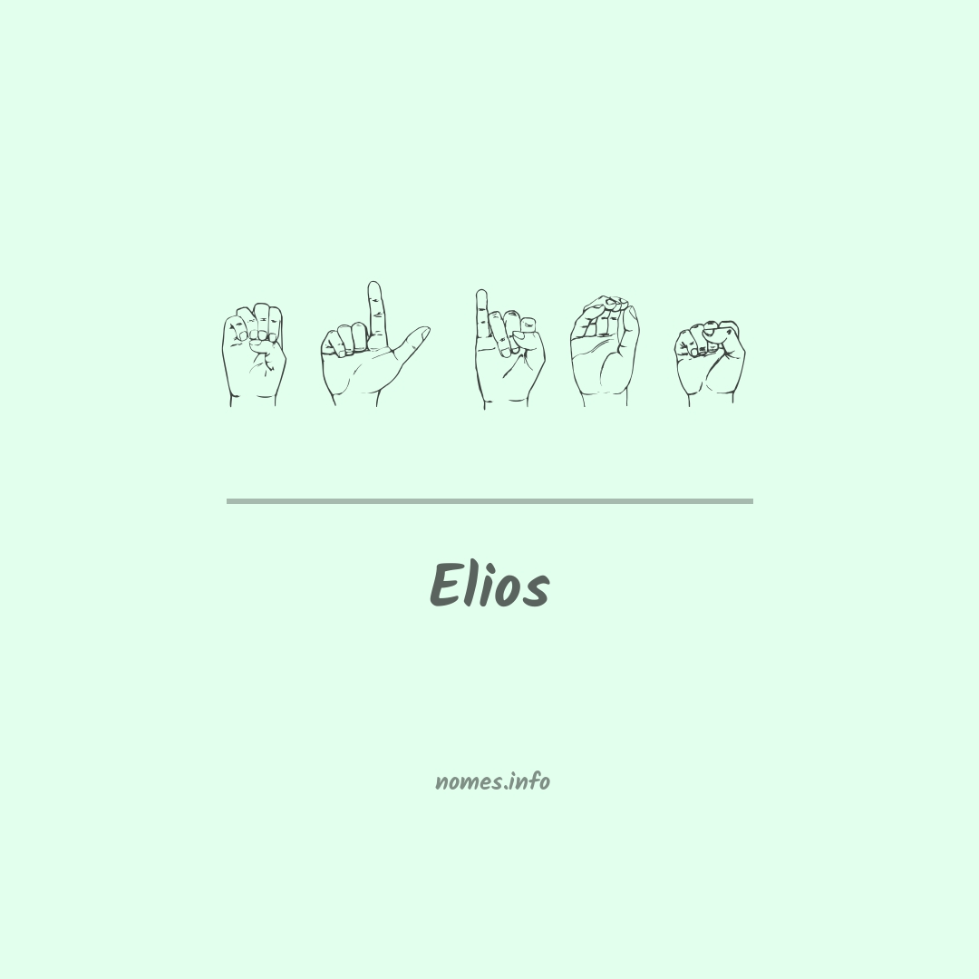 Elios em Libras