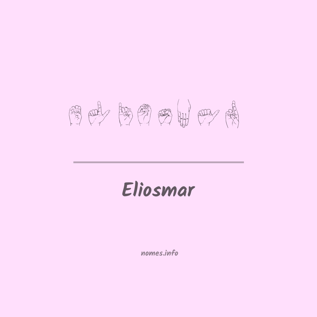 Eliosmar em Libras