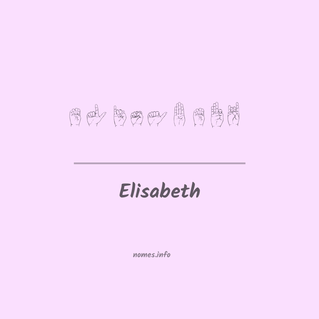 Elisabeth em Libras