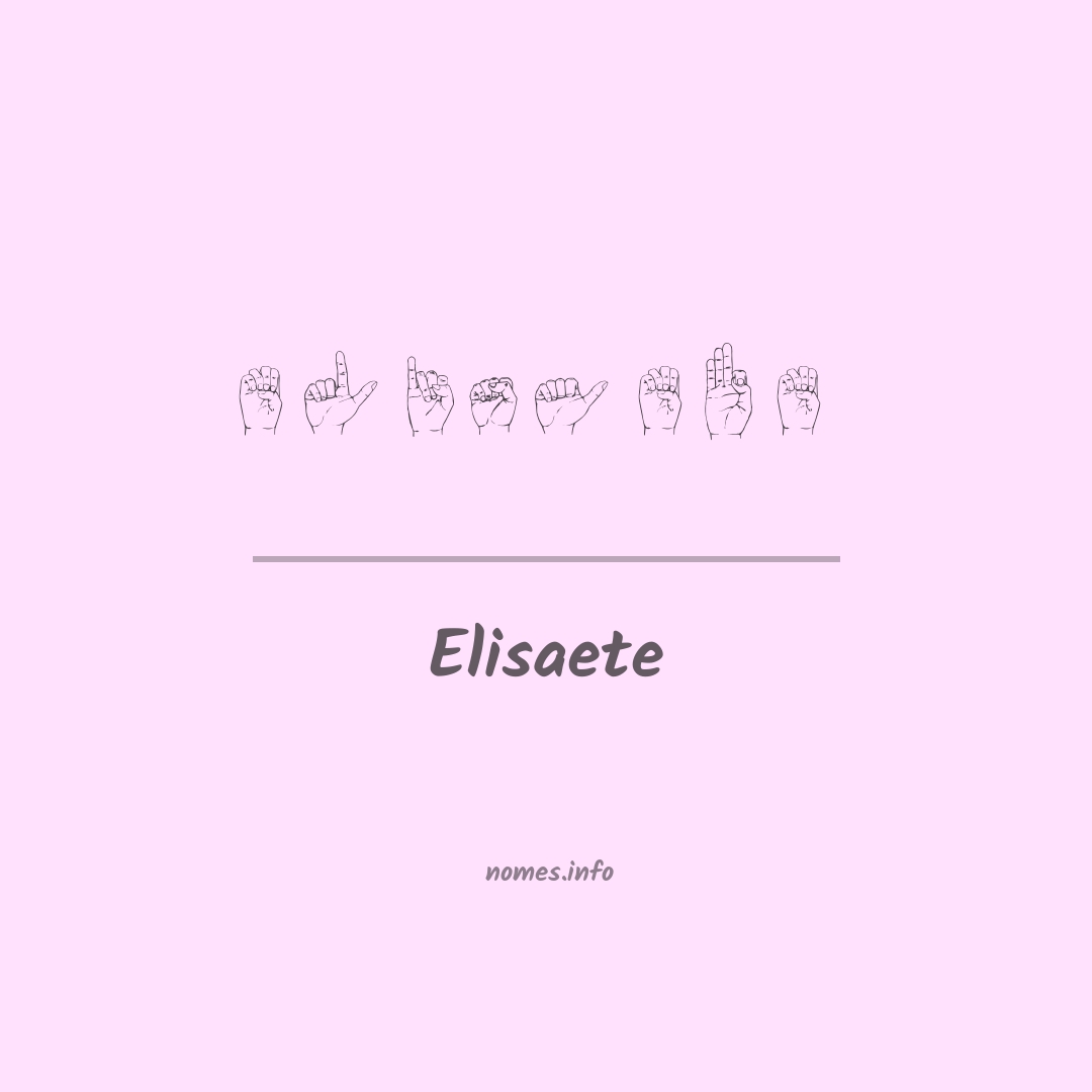 Elisaete em Libras
