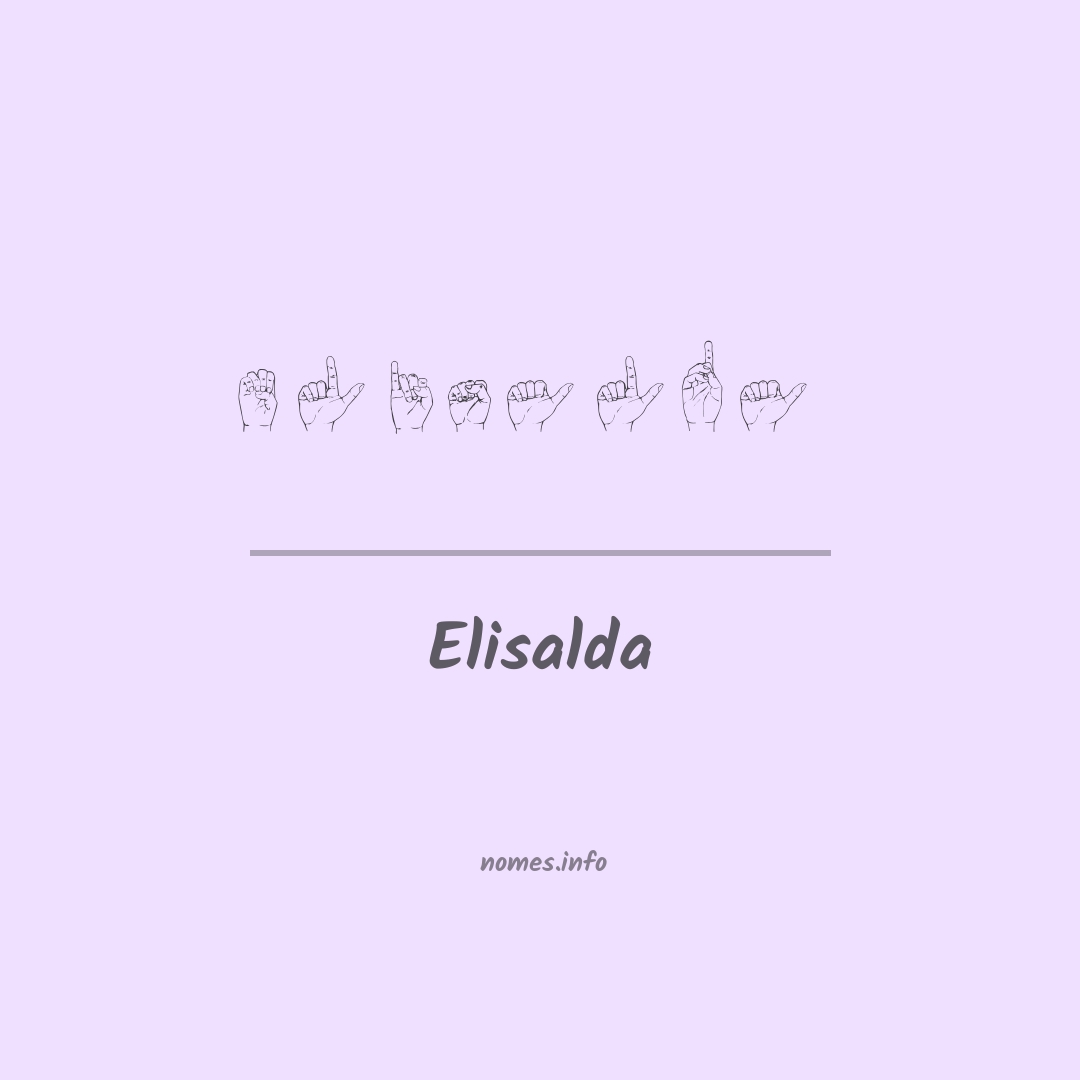 Elisalda em Libras