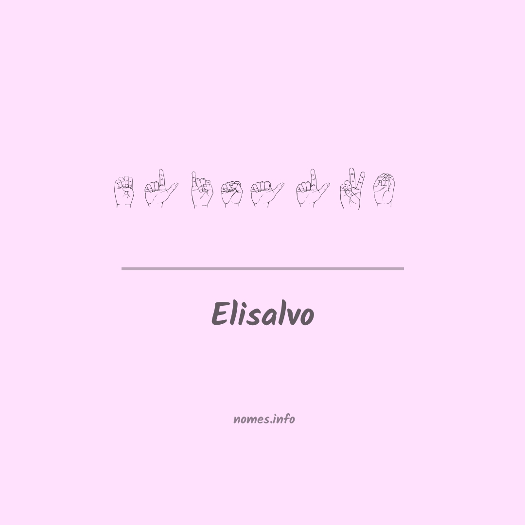 Elisalvo em Libras