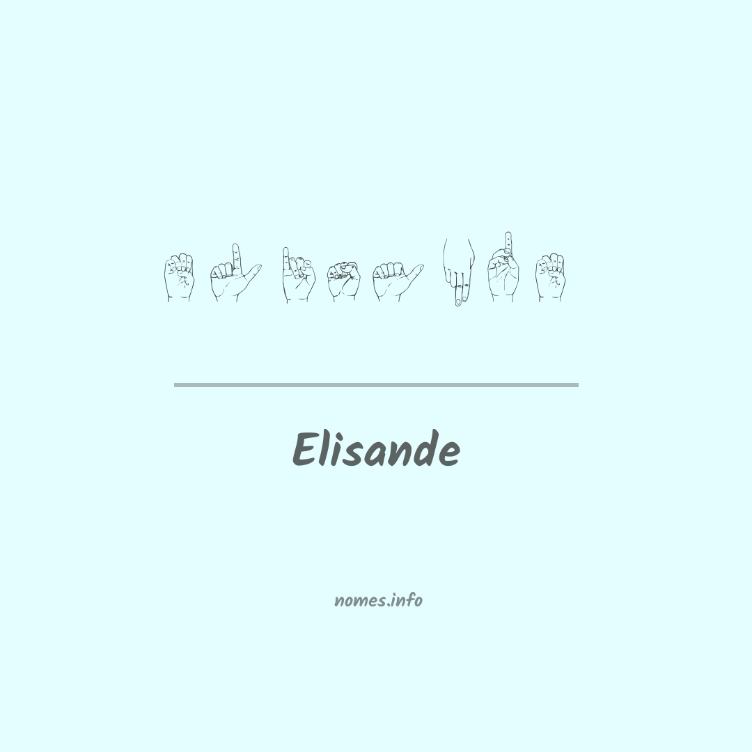 Elisande em Libras