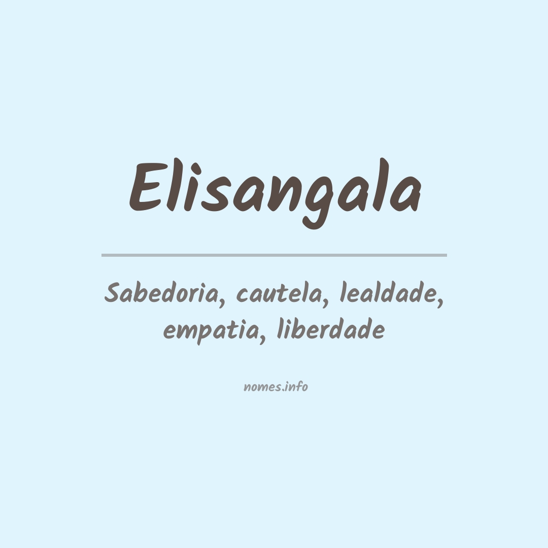 Significado do nome Elisangala