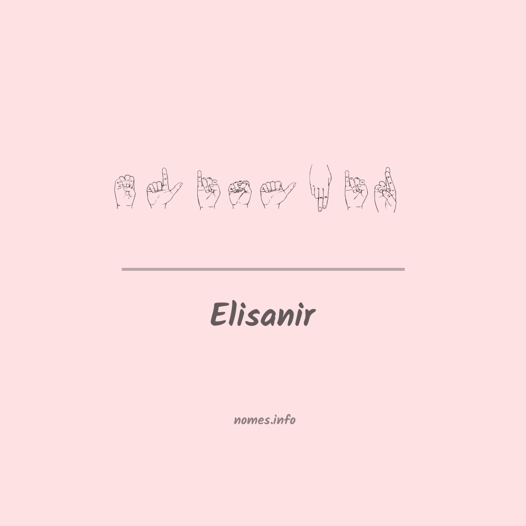 Elisanir em Libras