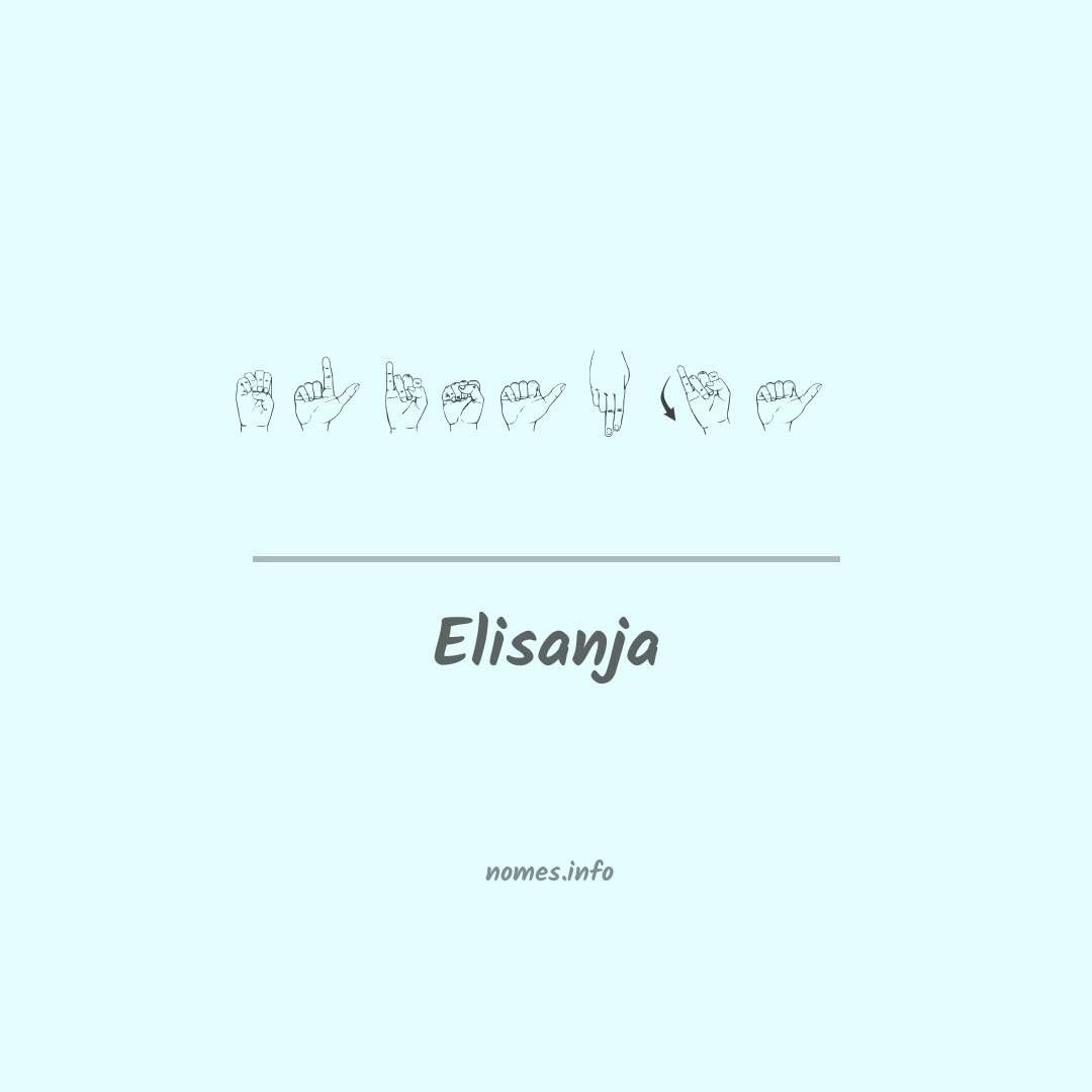 Elisanja em Libras