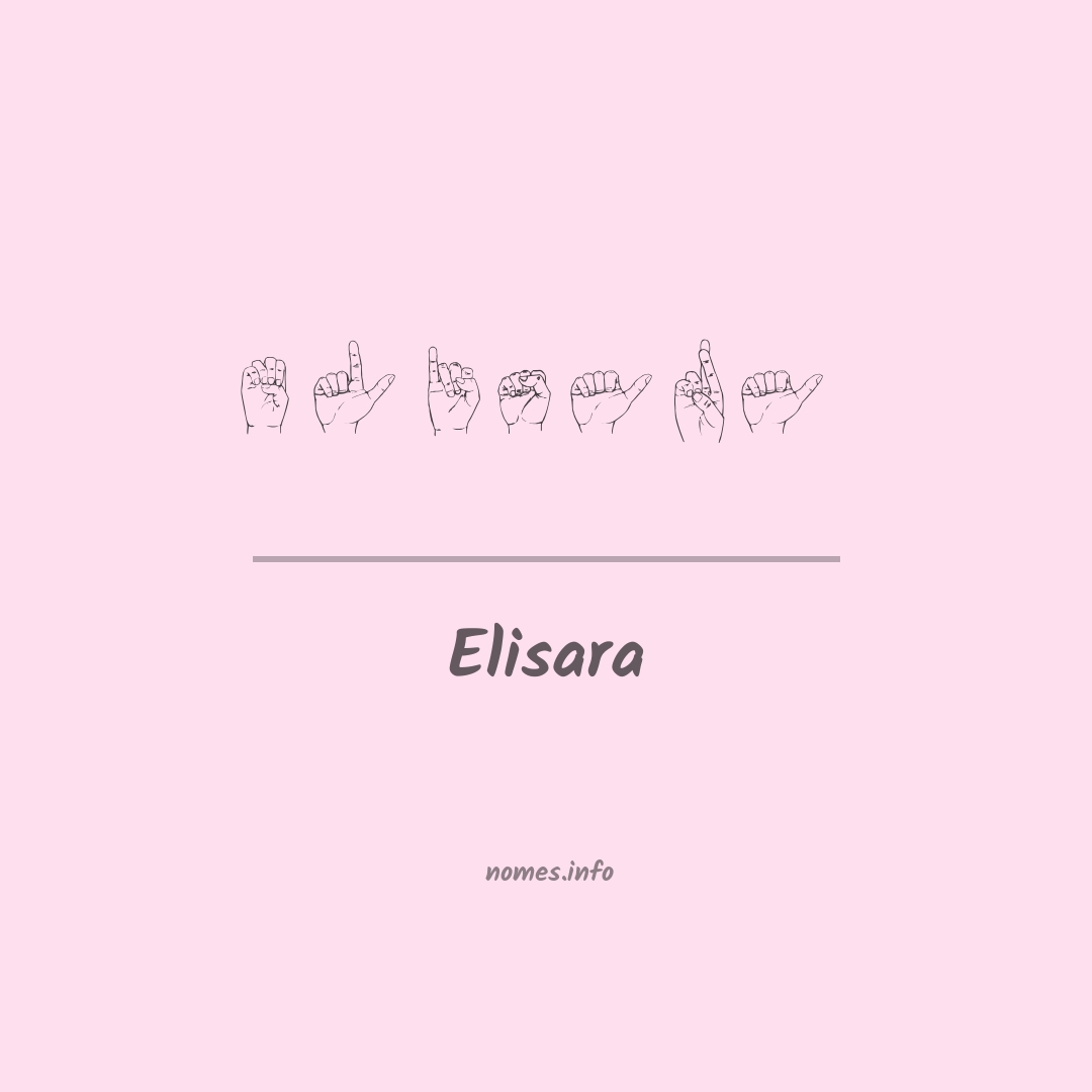 Elisara em Libras