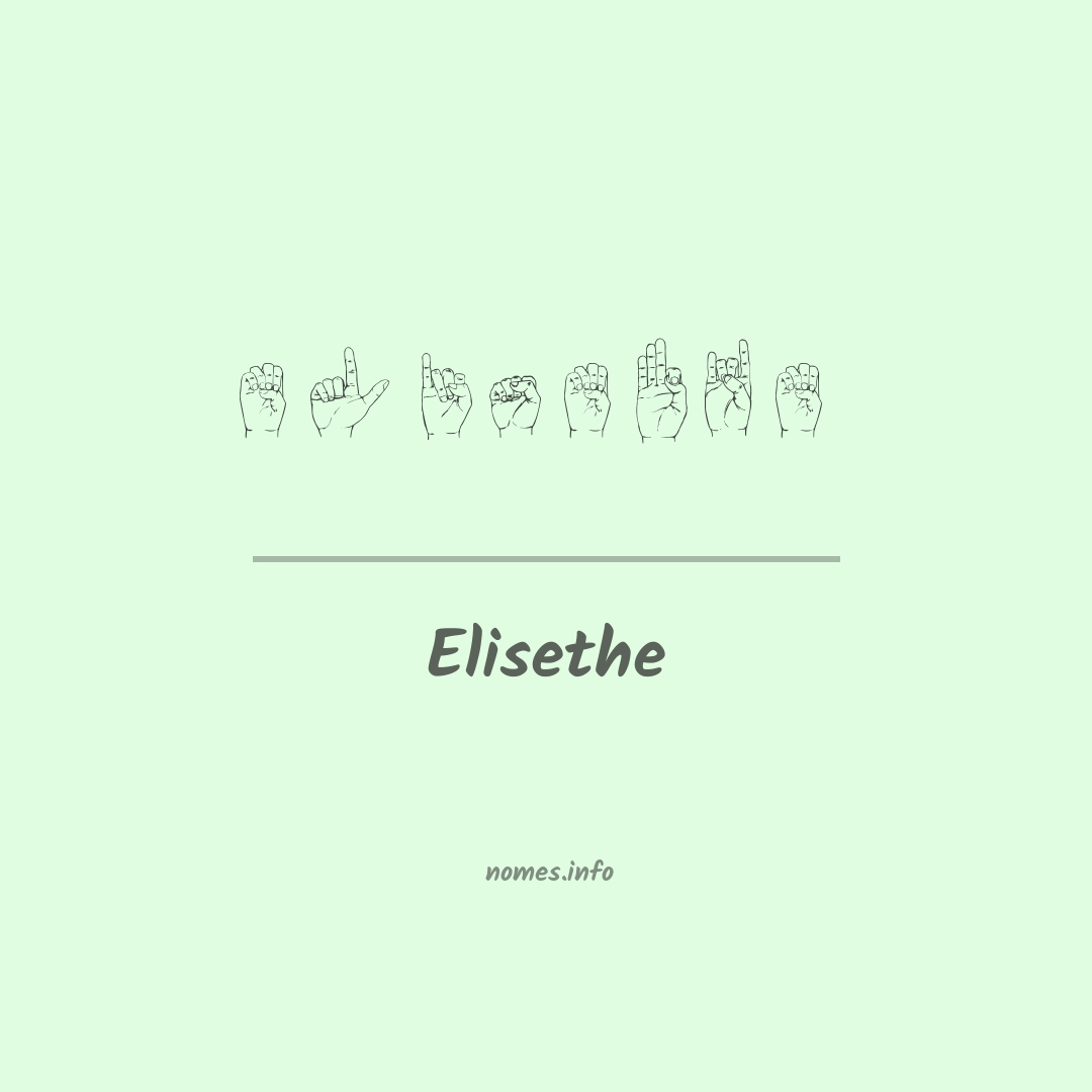 Elisethe em Libras