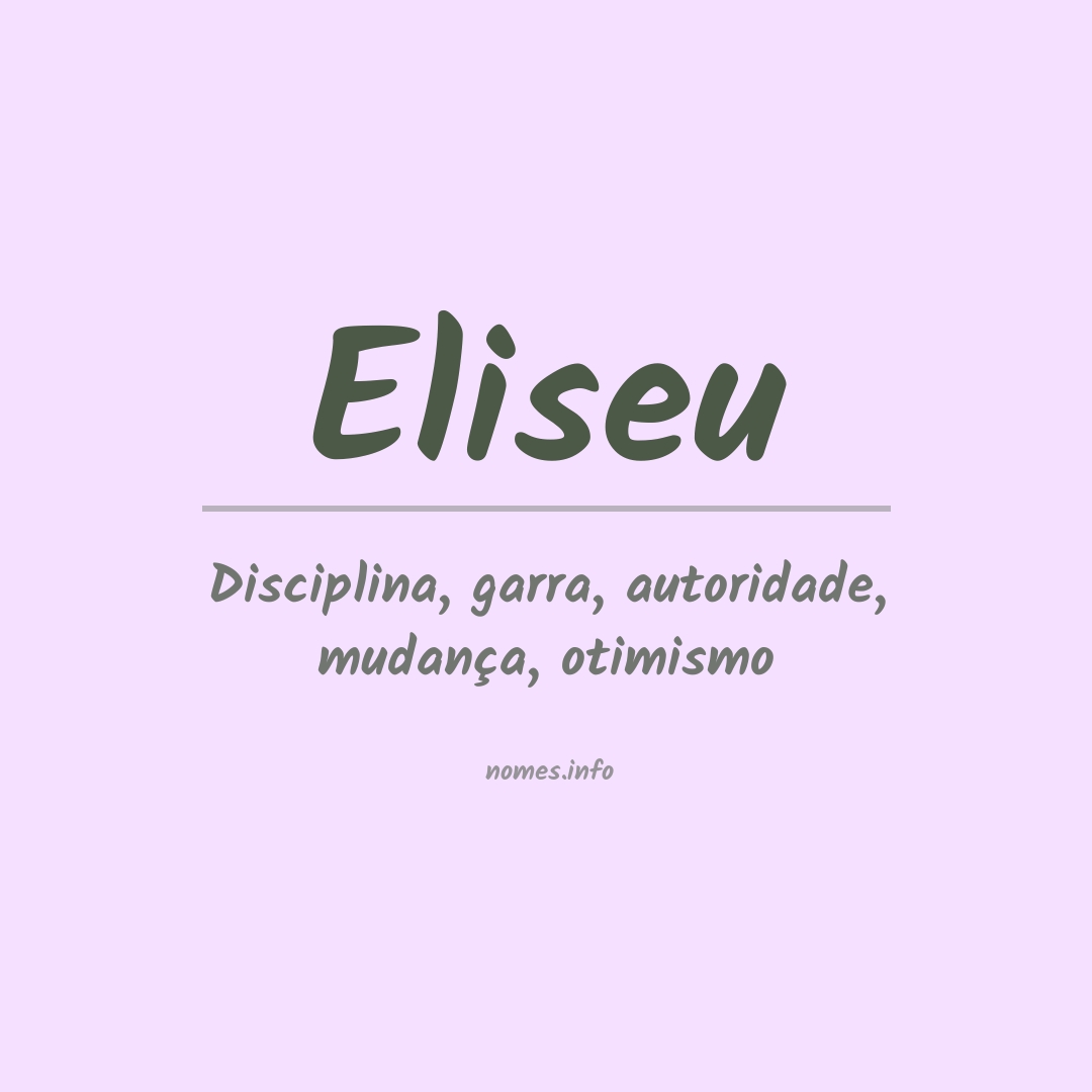 Significado do nome Eliseu
