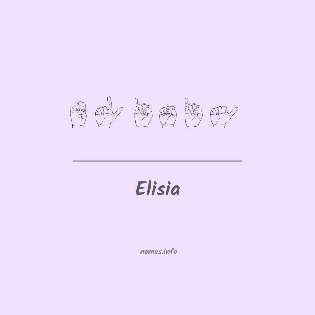 Elisia em Libras