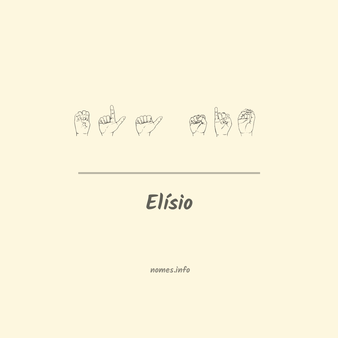 Elísio em Libras