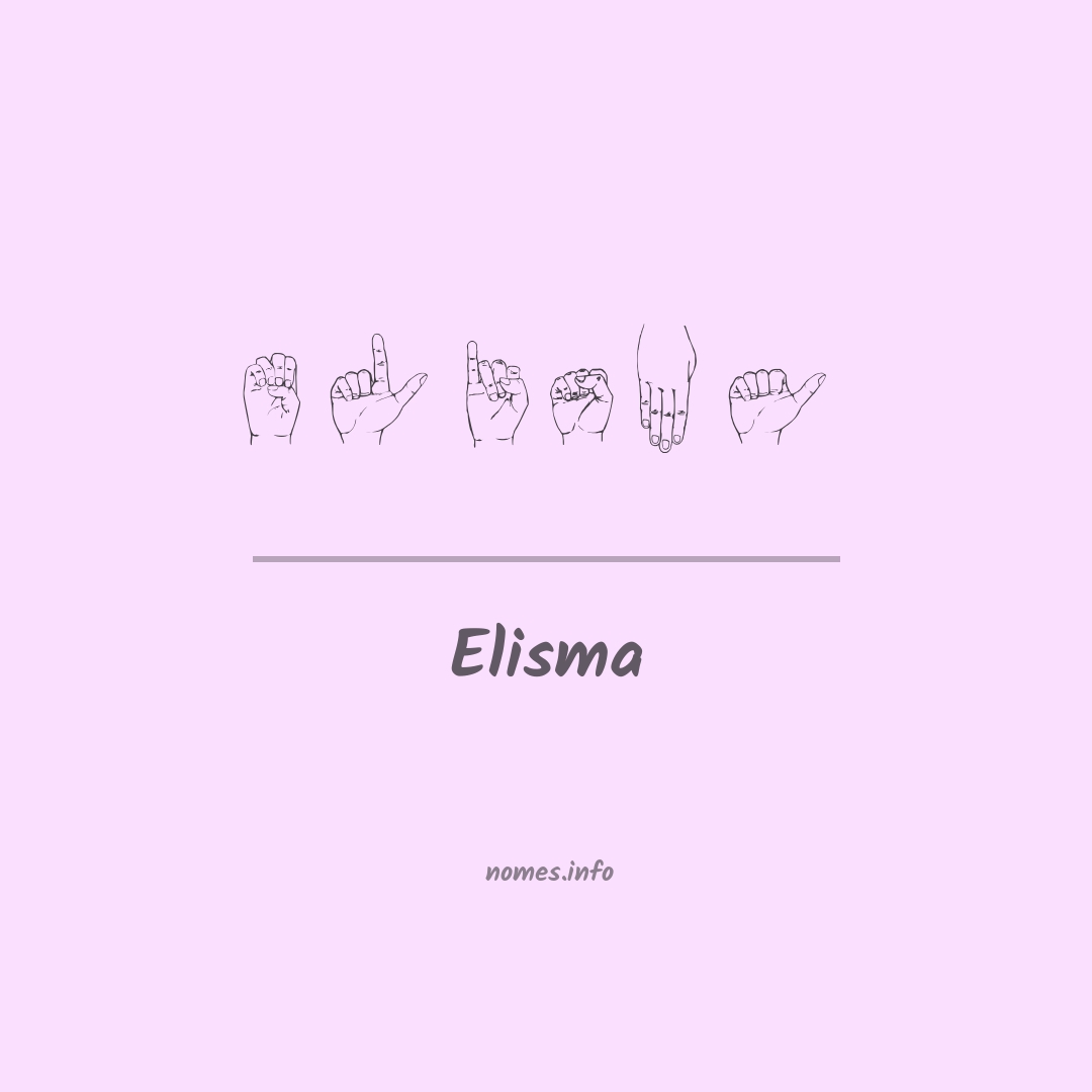 Elisma em Libras