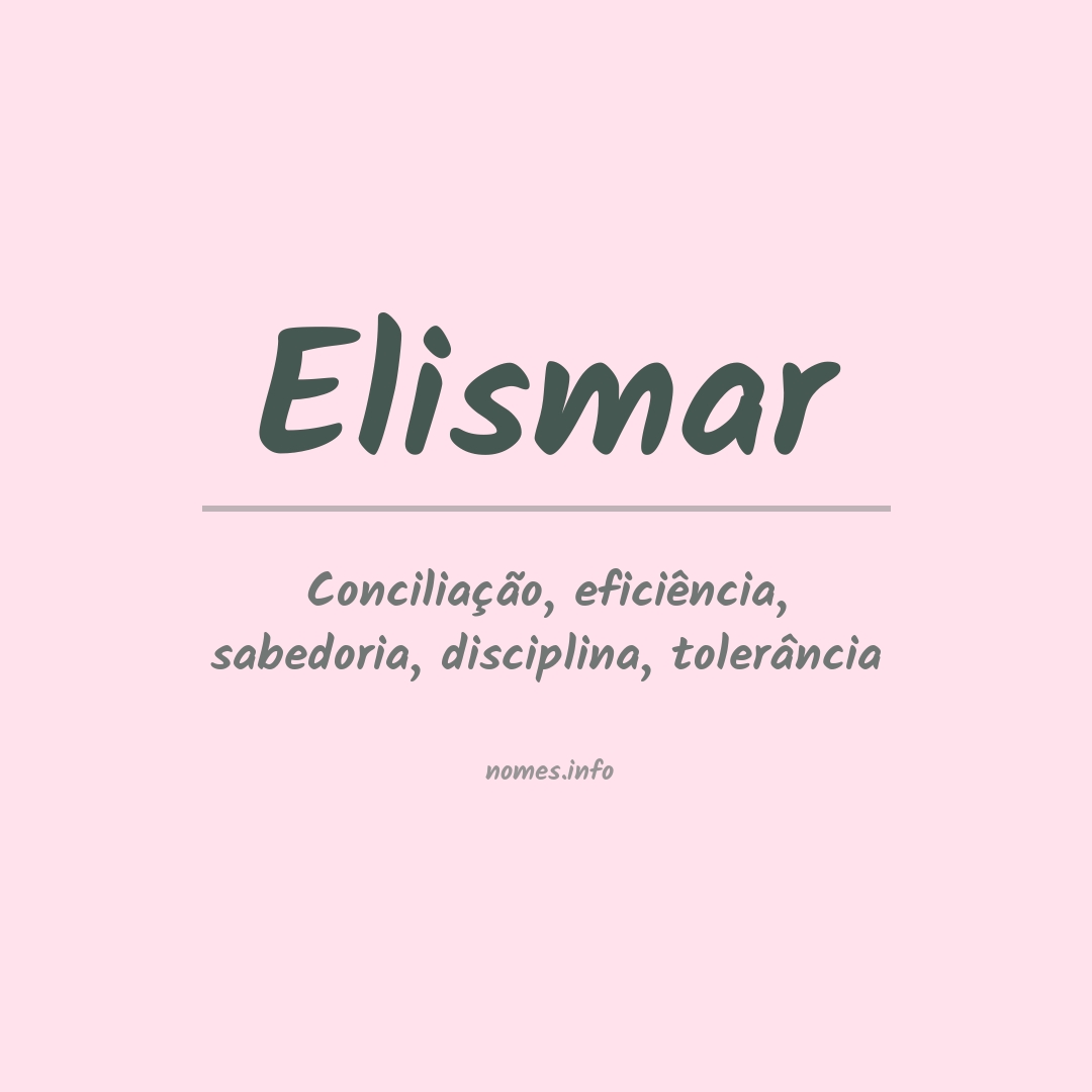 Significado do nome Elismar