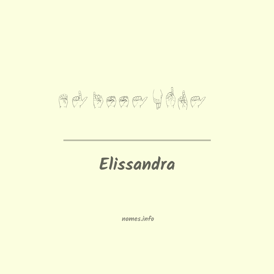 Elissandra em Libras