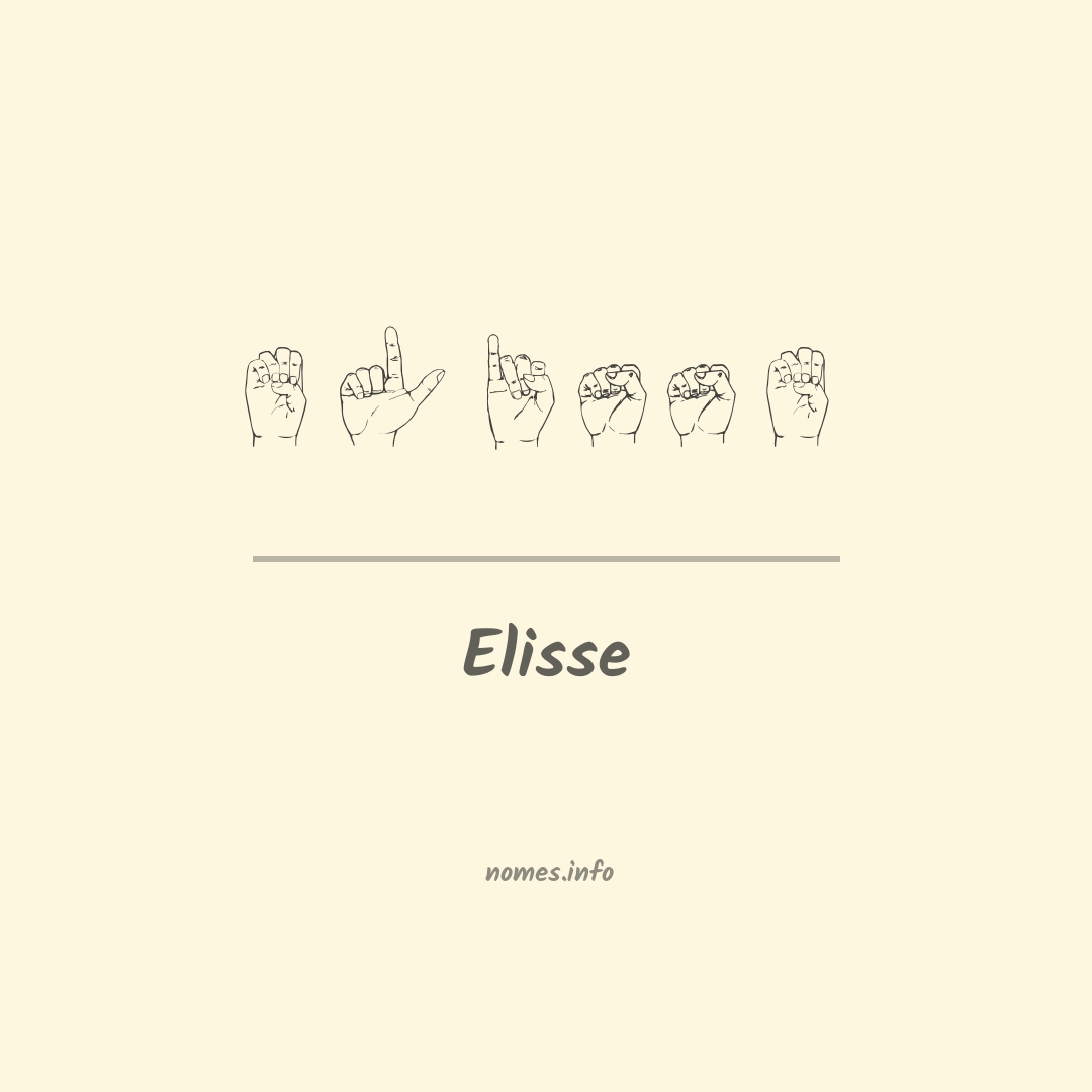 Elisse em Libras