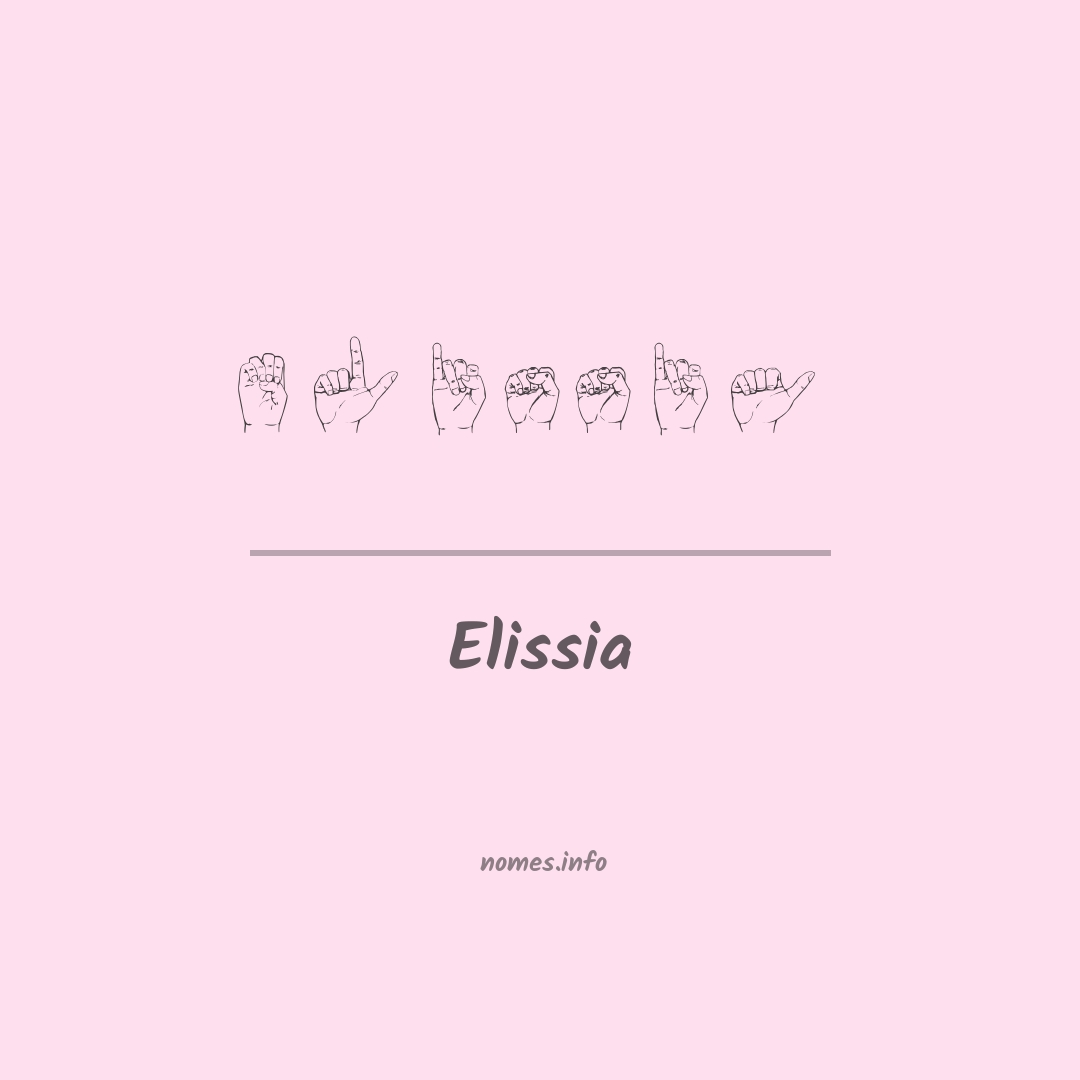 Elissia em Libras