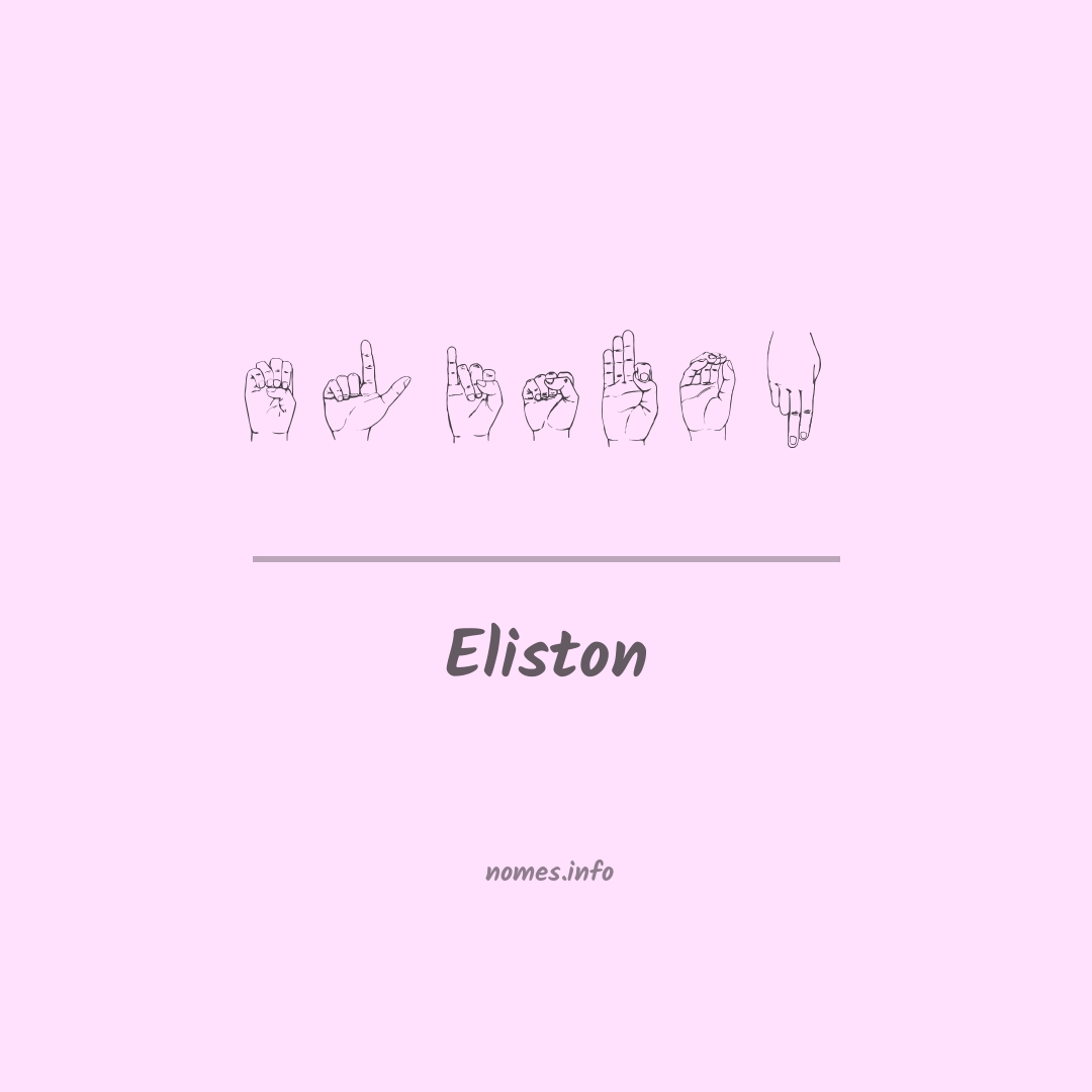 Eliston em Libras