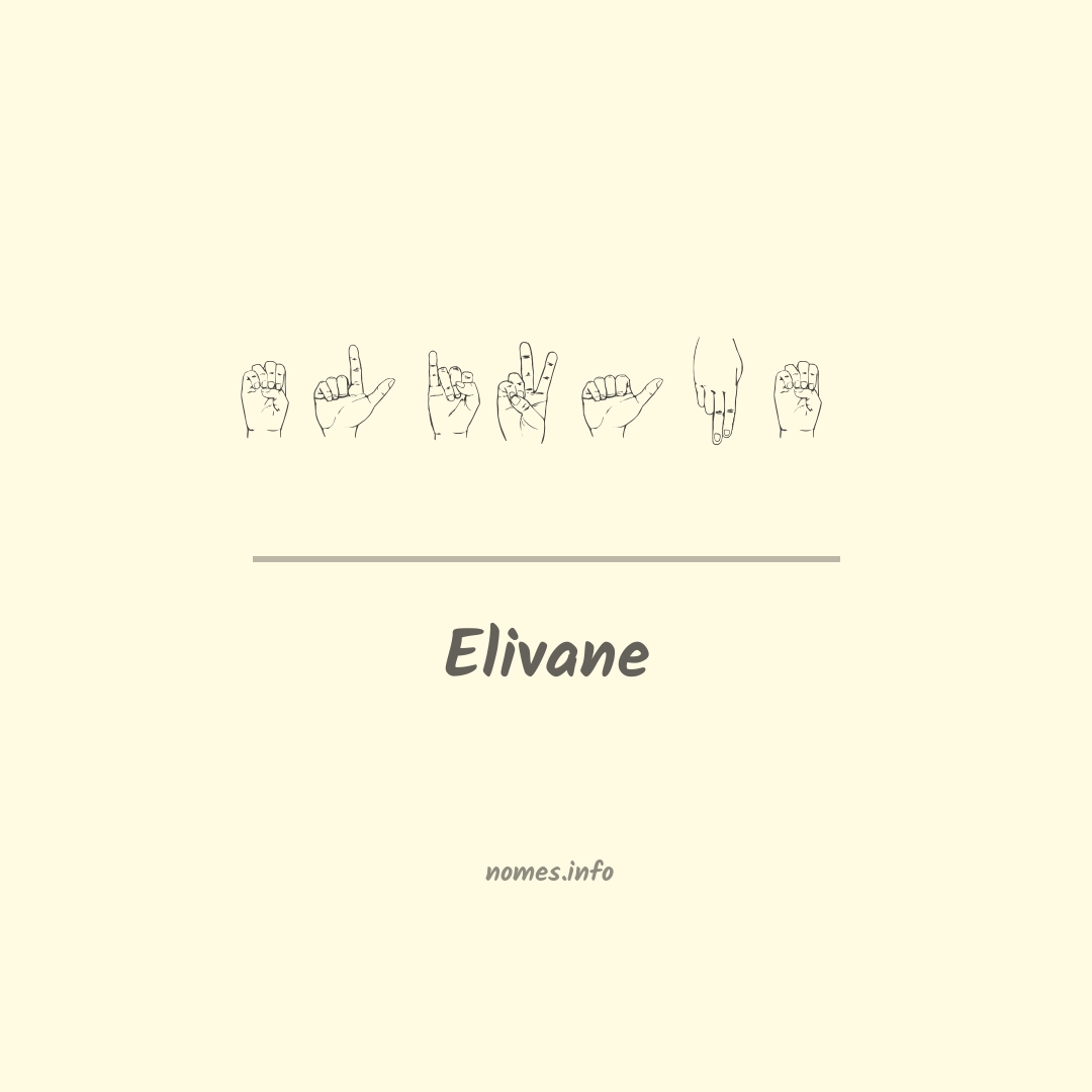 Elivane em Libras