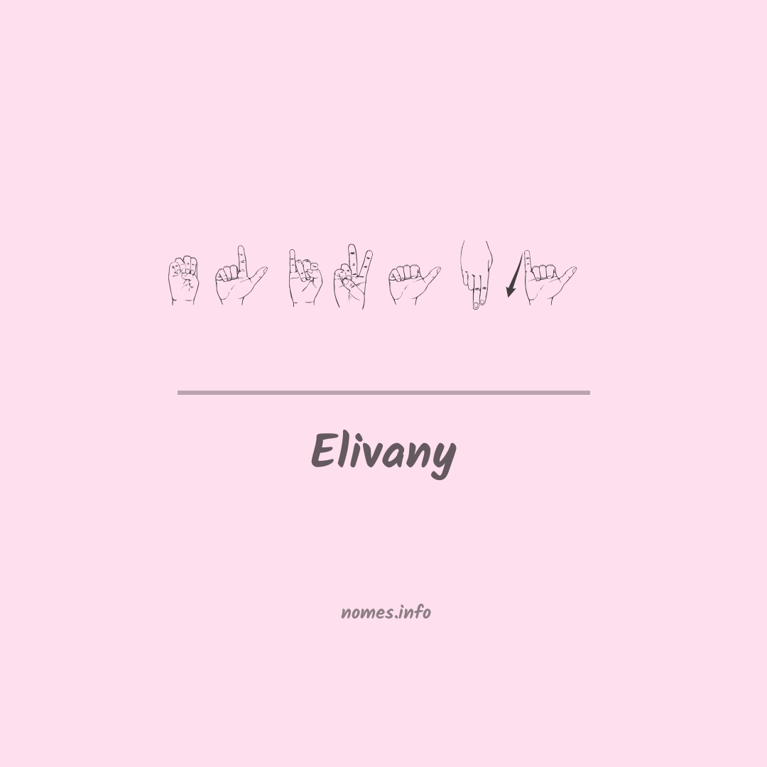 Elivany em Libras