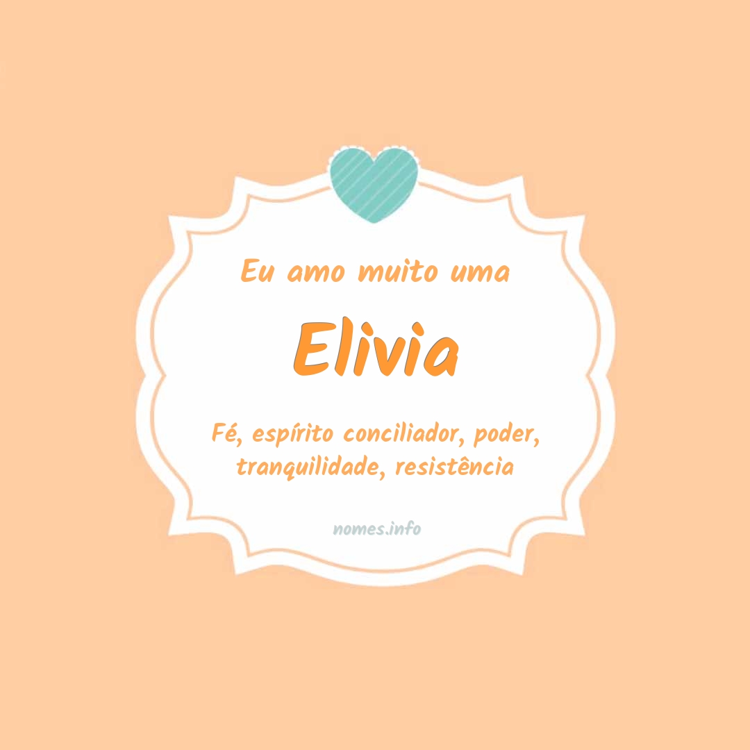 Eu amo muito Elivia