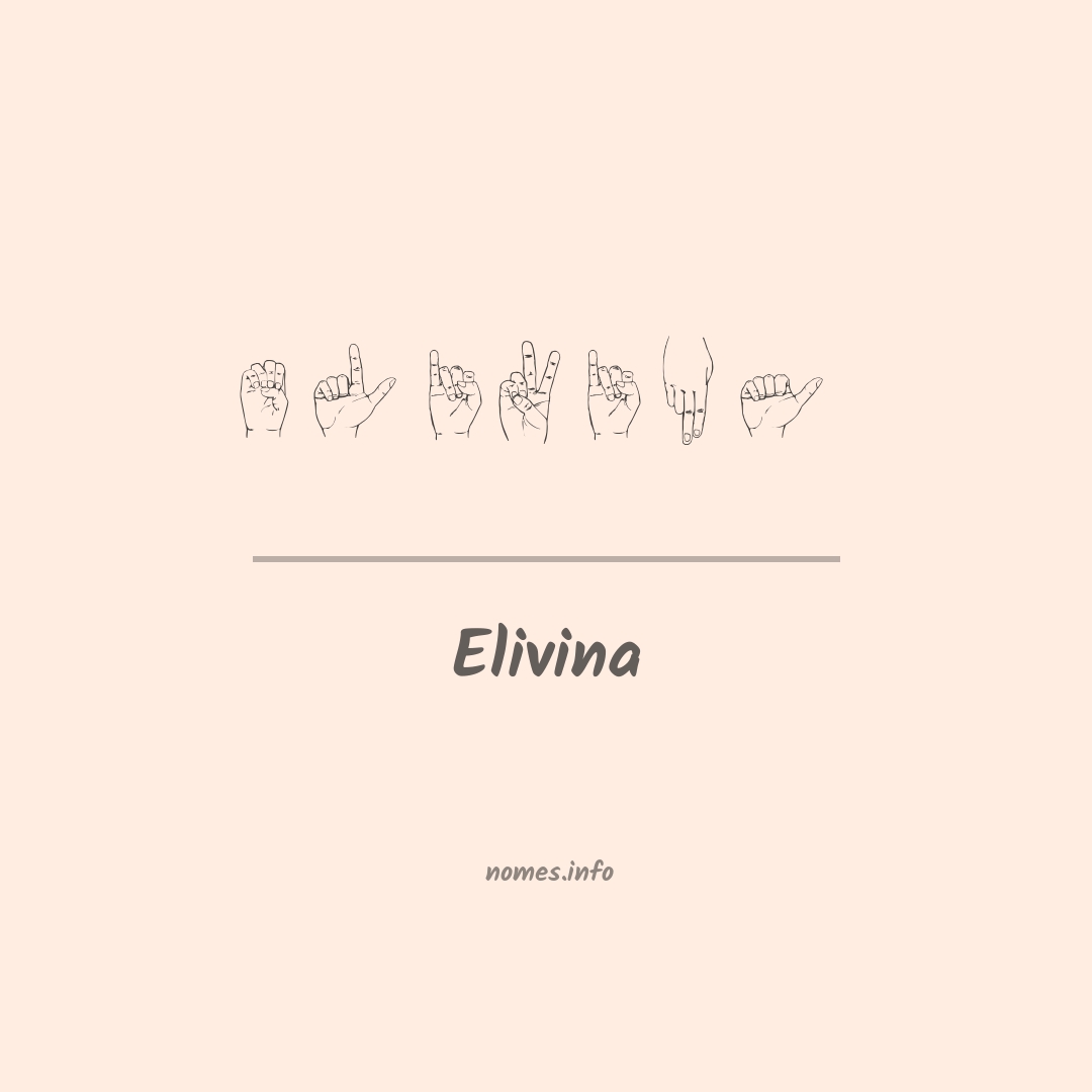 Elivina em Libras