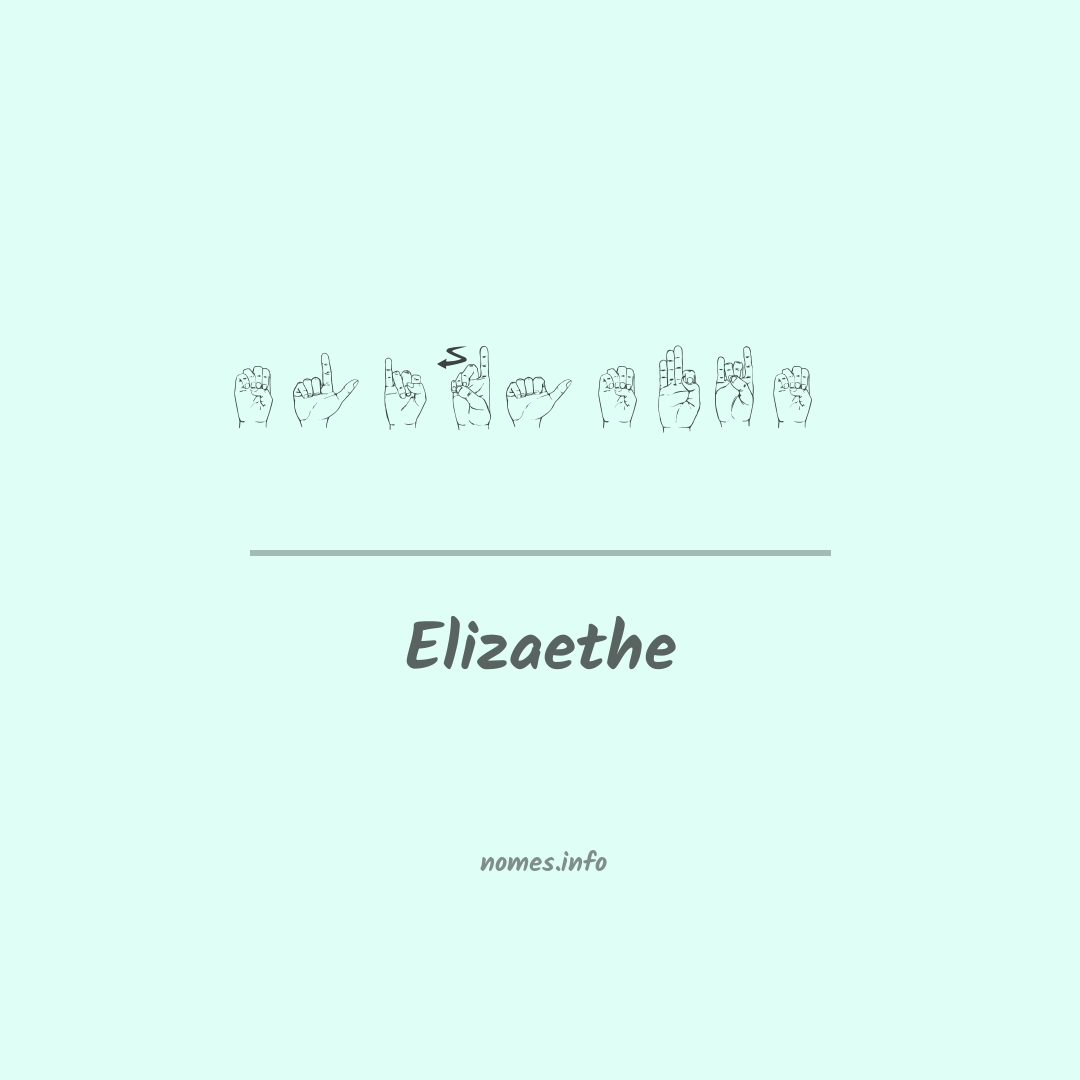 Elizaethe em Libras