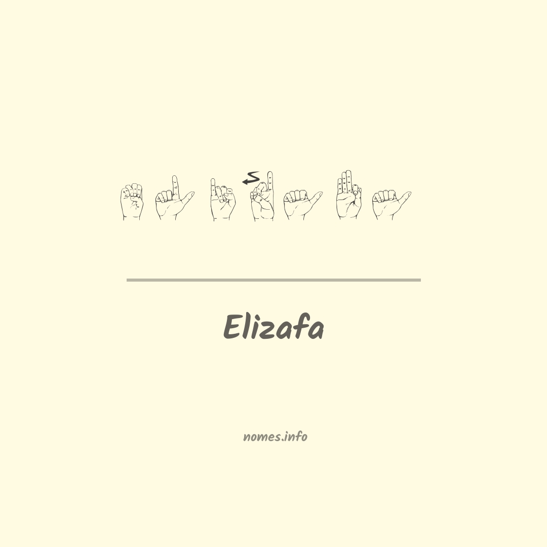 Elizafa em Libras