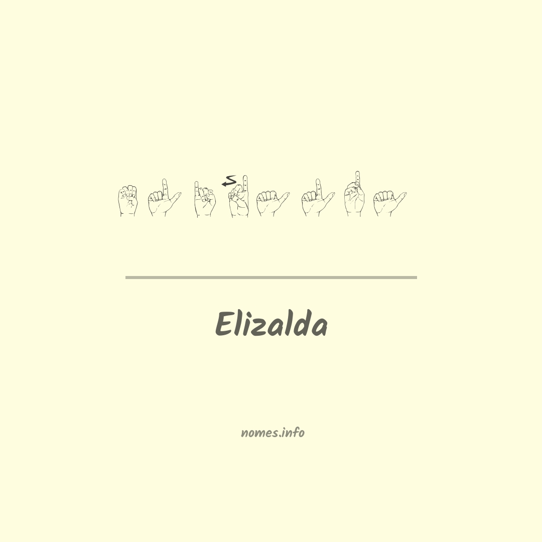 Elizalda em Libras