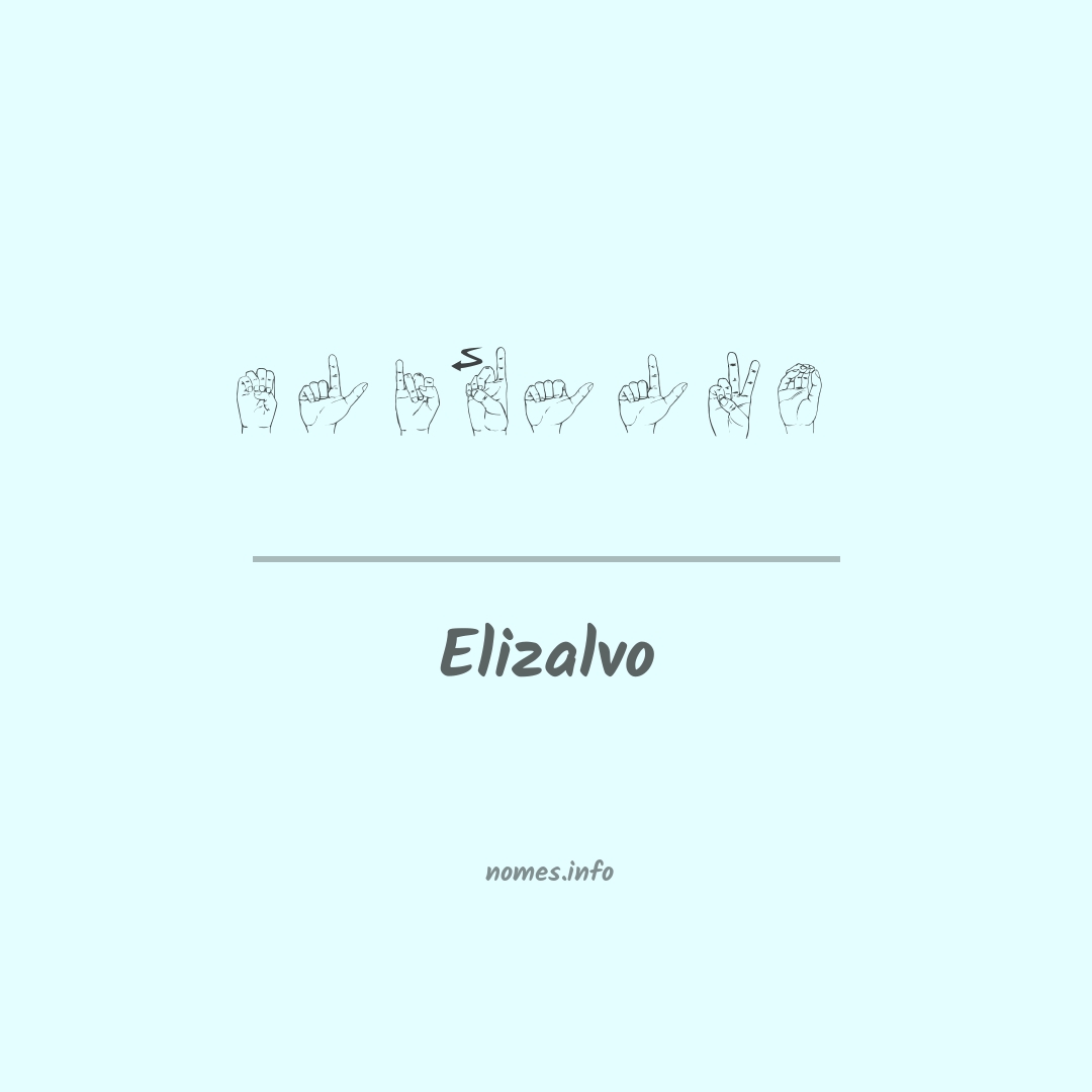Elizalvo em Libras