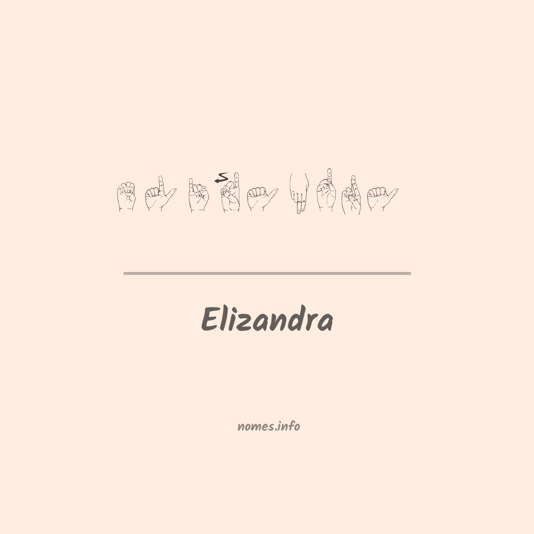 Elizandra em Libras