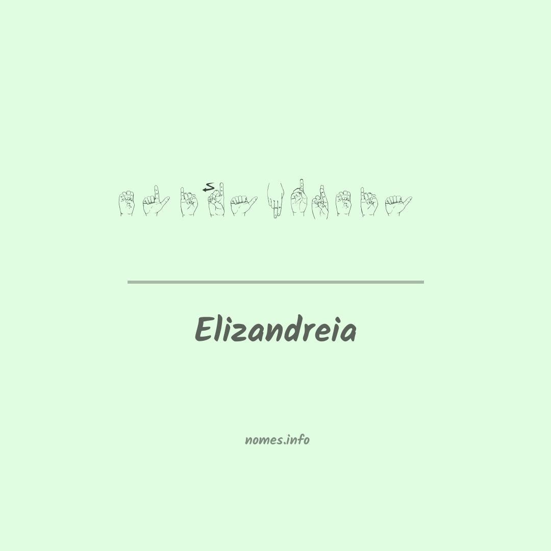 Elizandreia em Libras