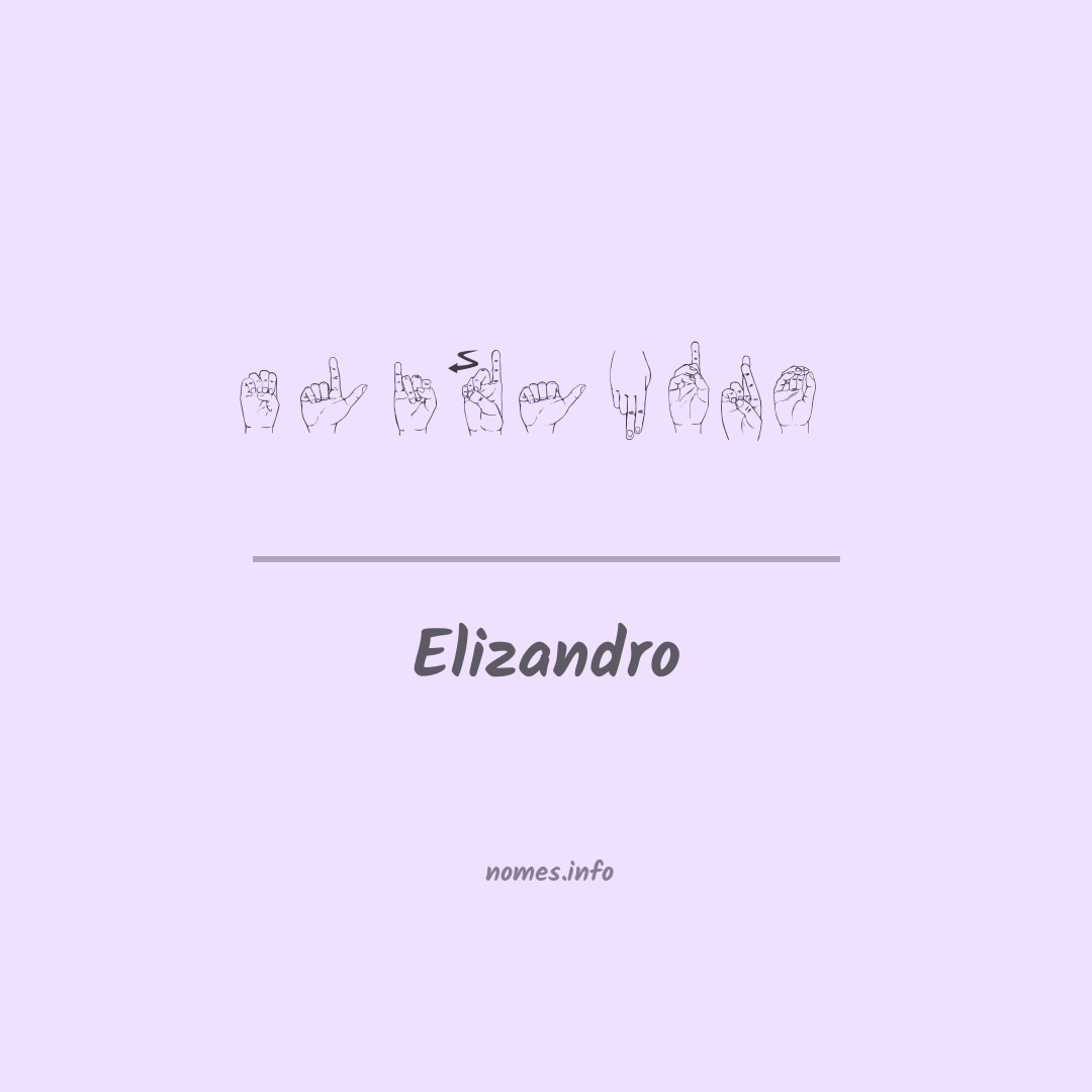 Elizandro em Libras