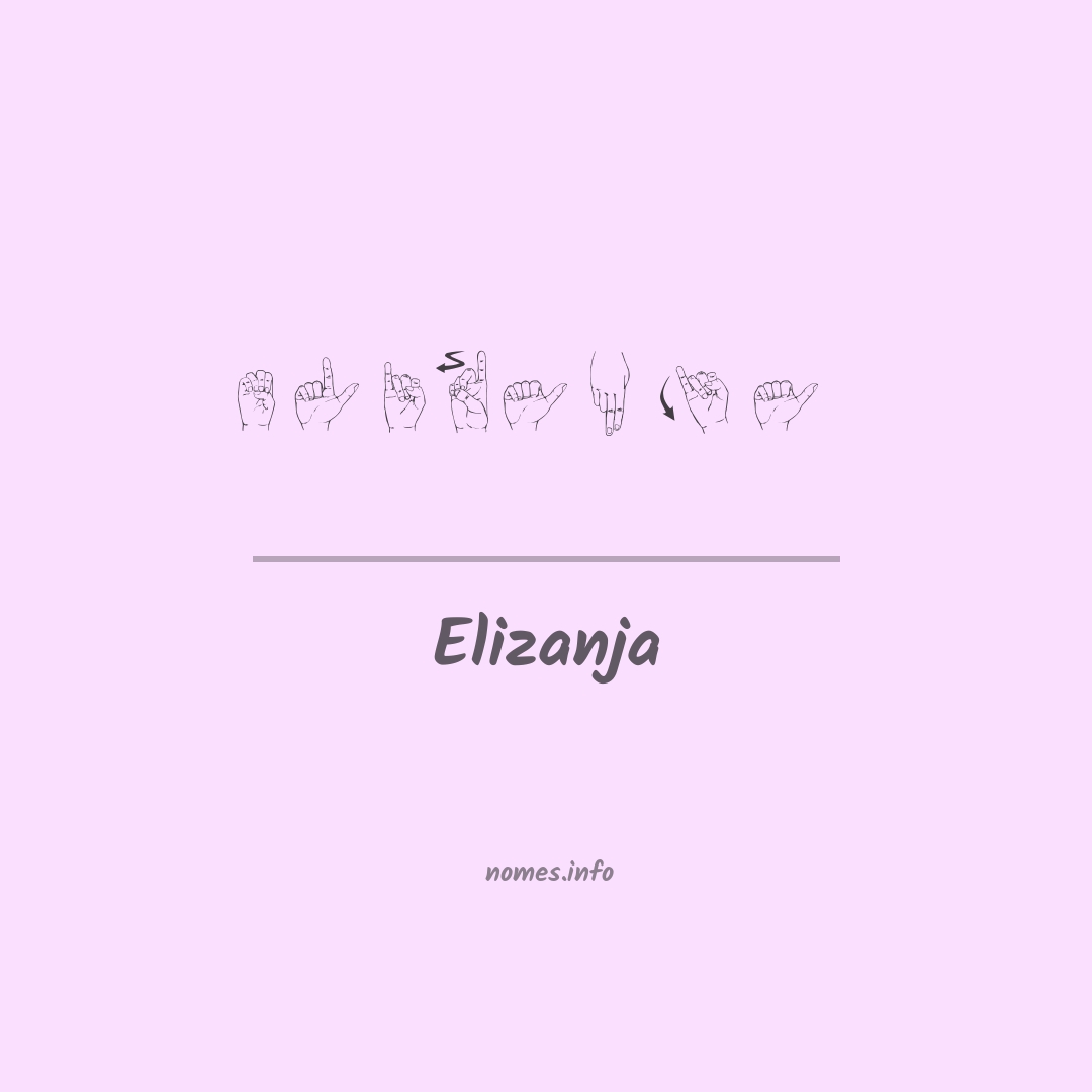 Elizanja em Libras