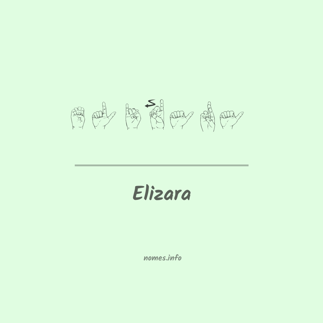 Elizara em Libras