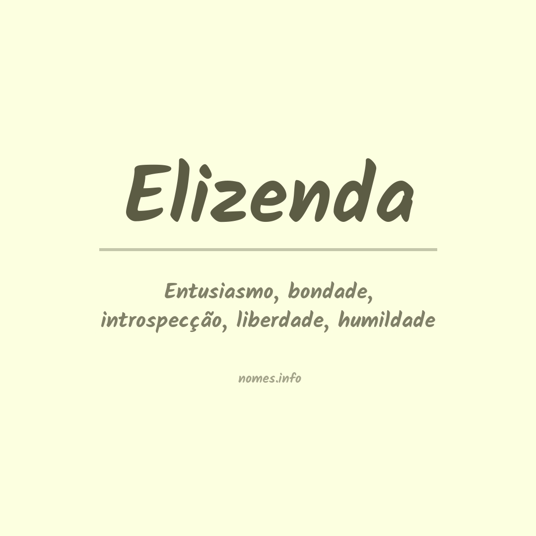 Significado do nome Elizenda