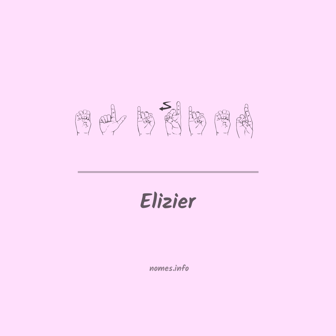 Elizier em Libras