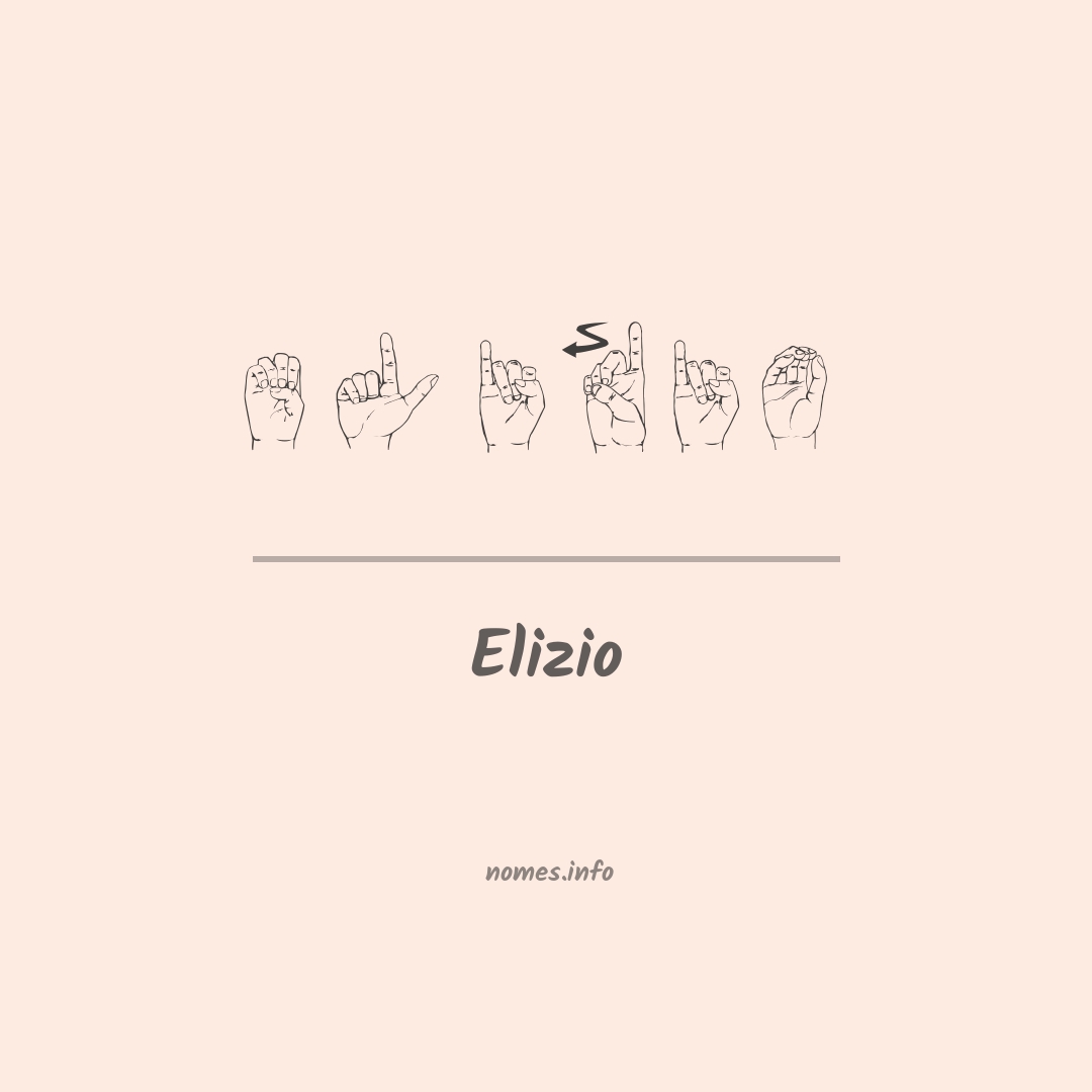 Elizio em Libras