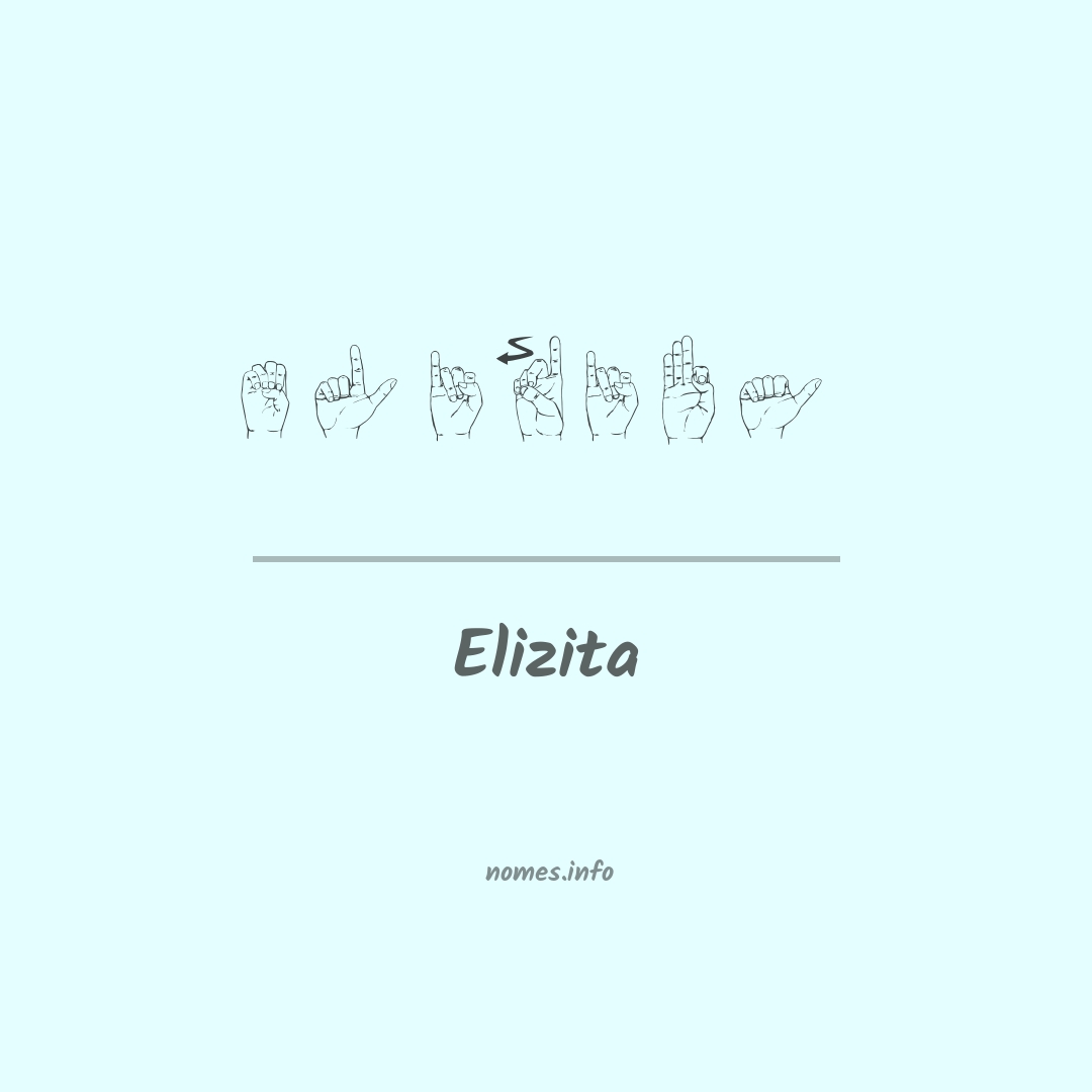 Elizita em Libras