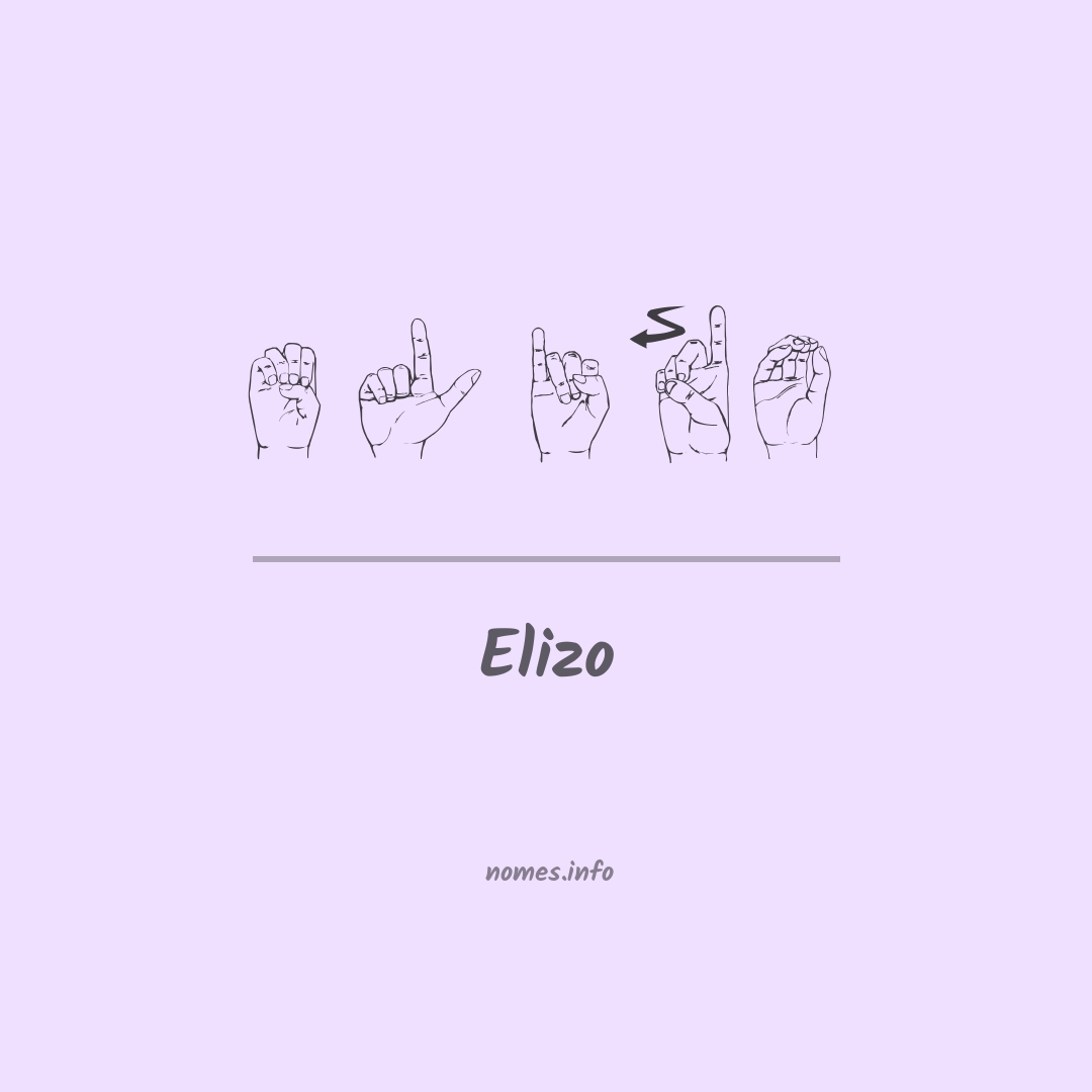 Elizo em Libras